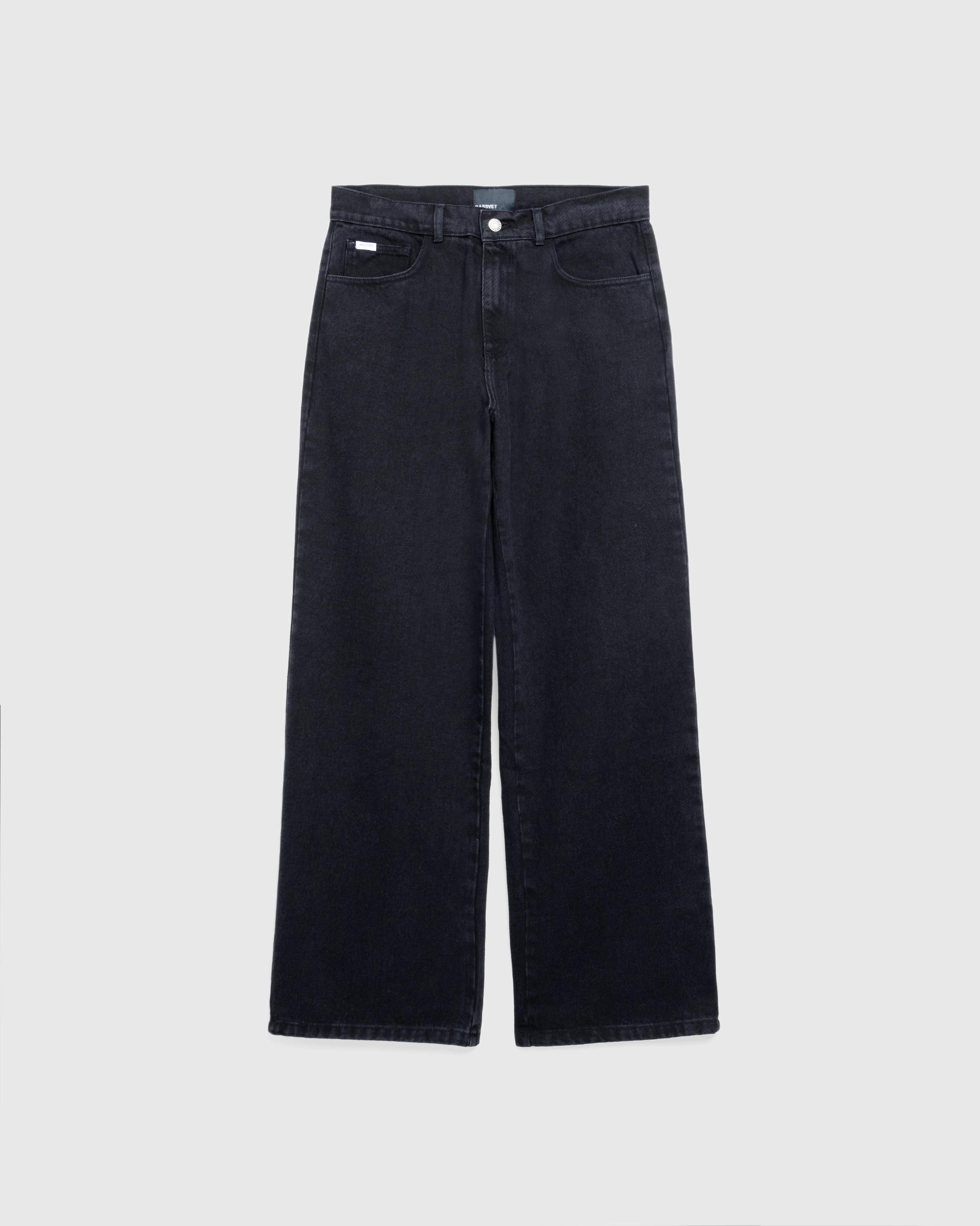 Rassvet – Baggy Denim Pants Woven Black - Denim - Black - Image 1