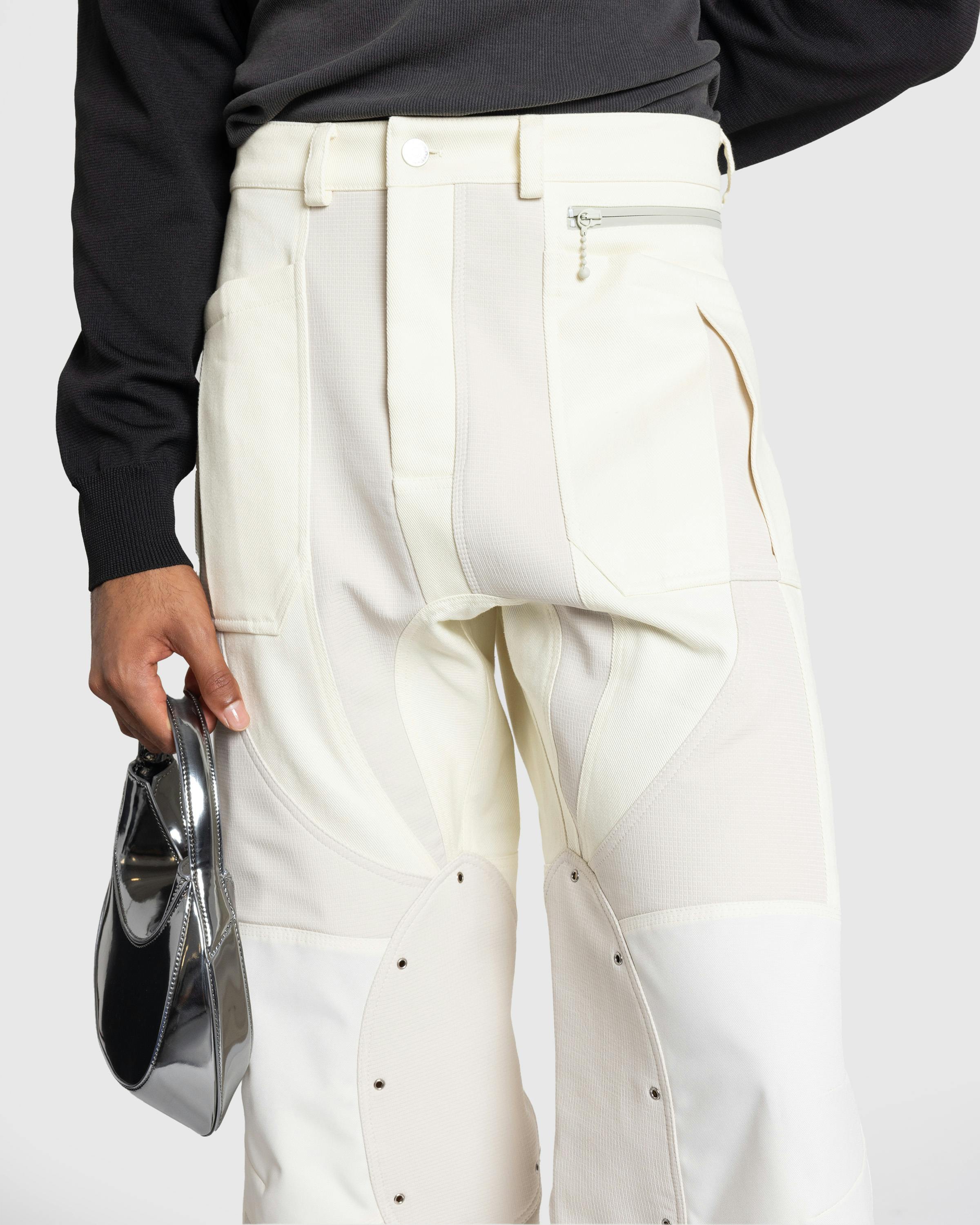 Mugler – Pantalon Off White/Snow - Trousers - White - Image 5