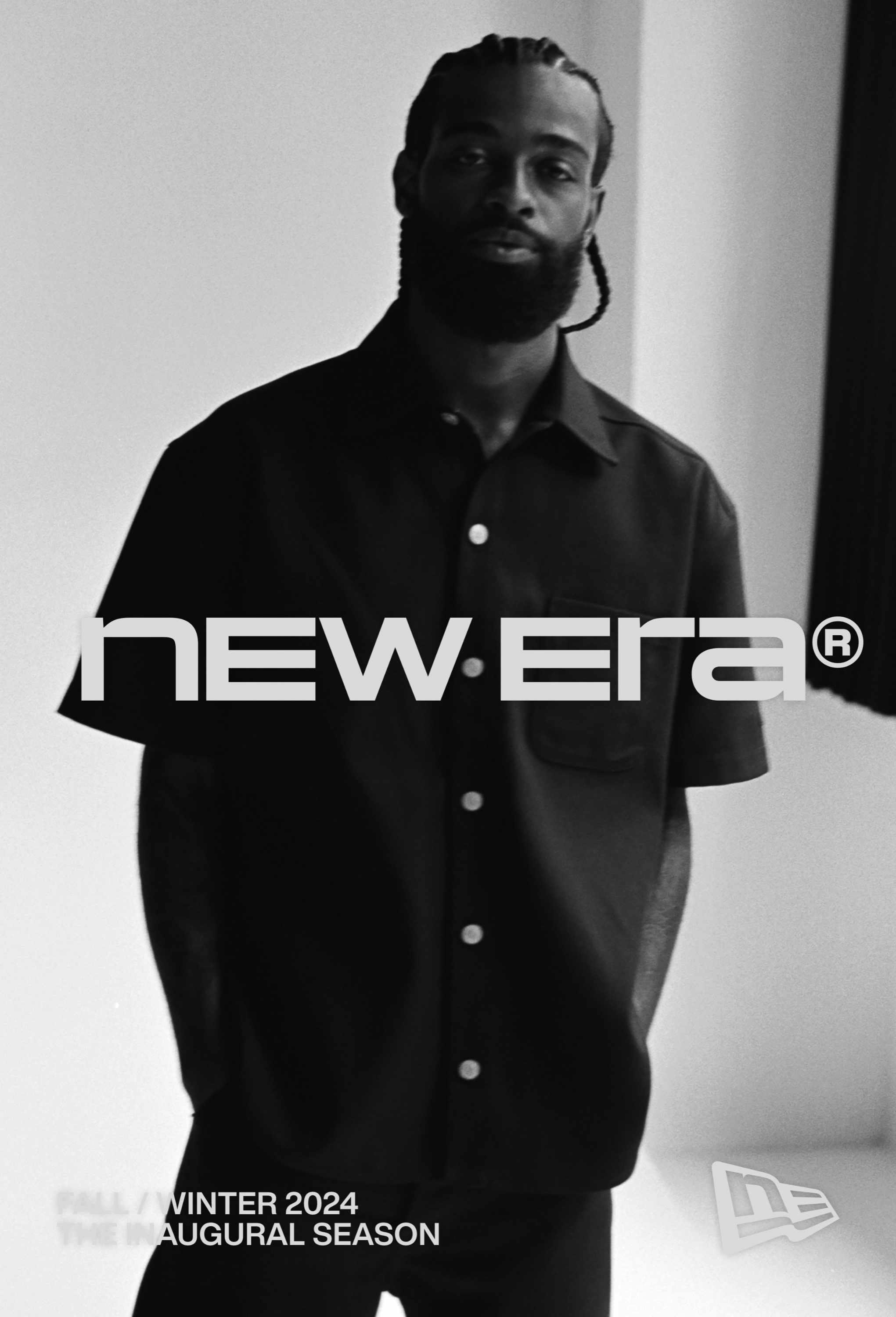 New Era's debut clothing collection shot in black and white film