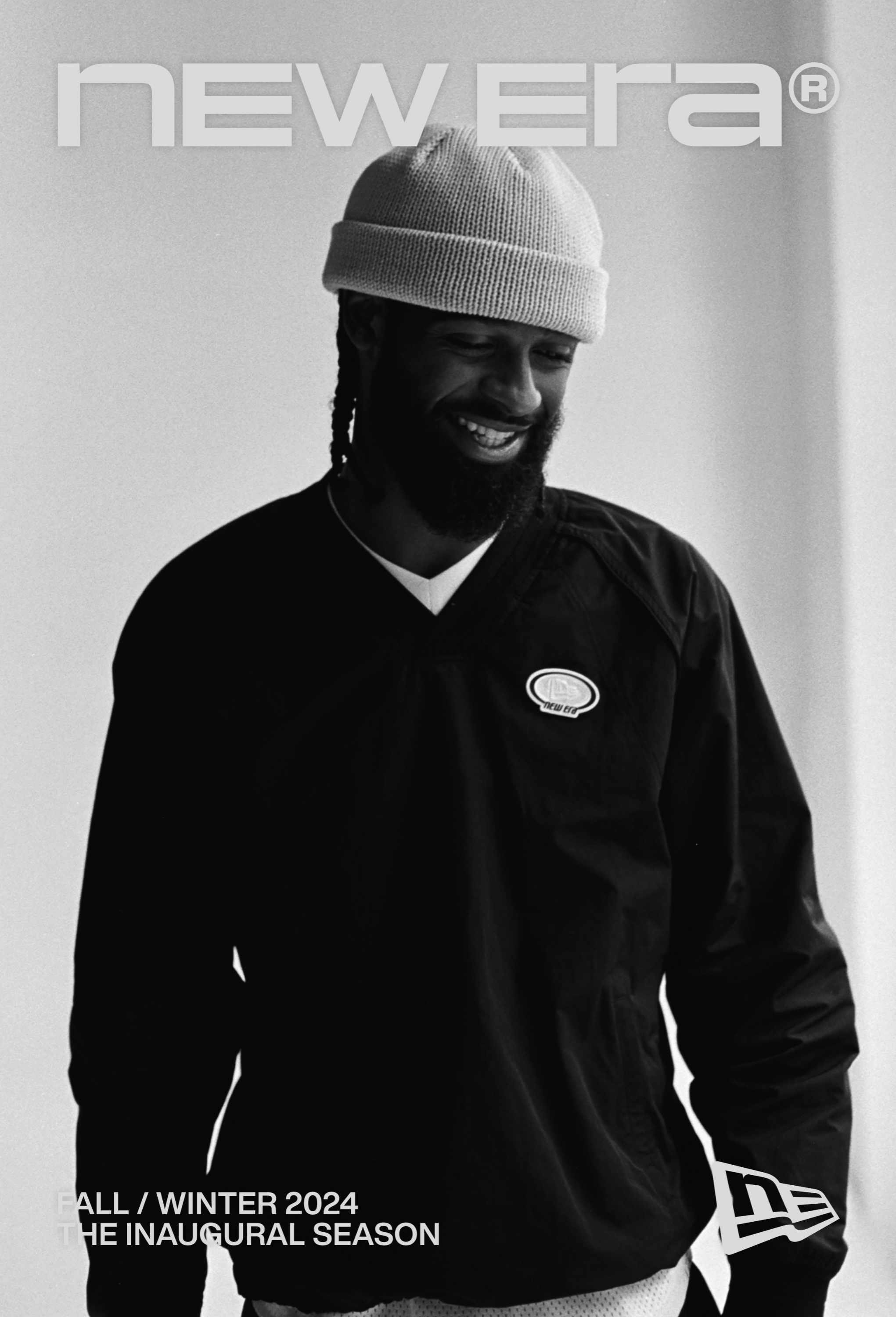 New Era's debut clothing collection shot in black and white film