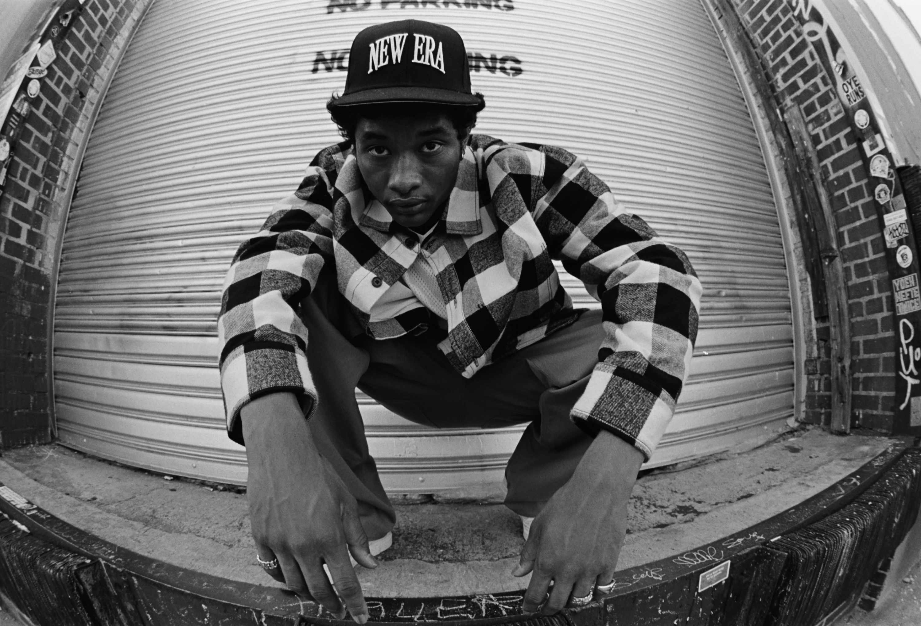 New Era's debut clothing collection shot in black and white film