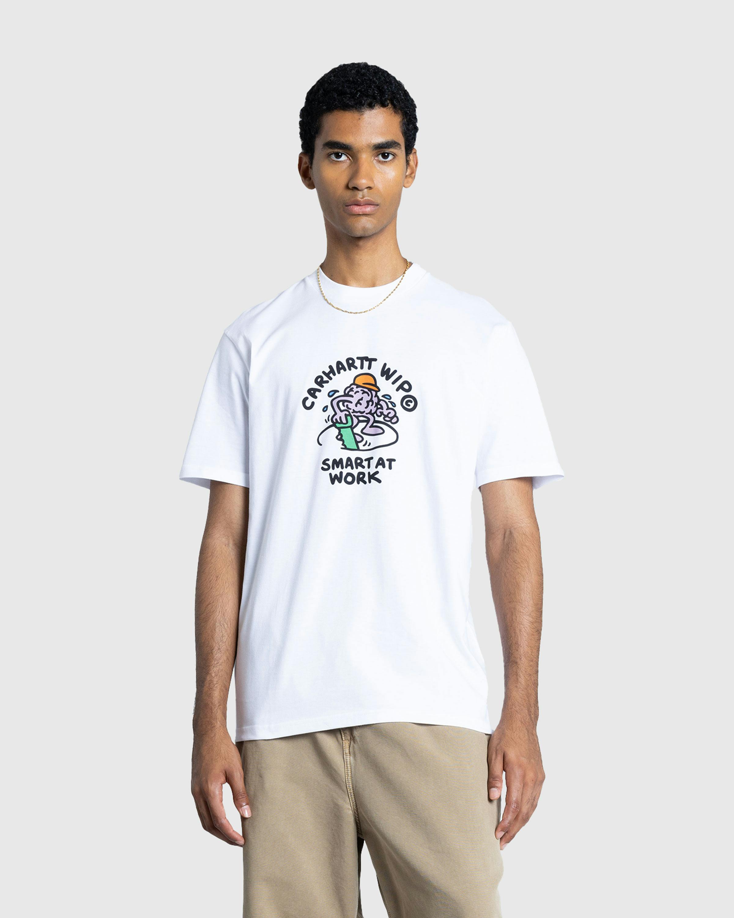 Carhartt WIP – S/S Smart T-Shirt White - T-Shirts - White - Image 2