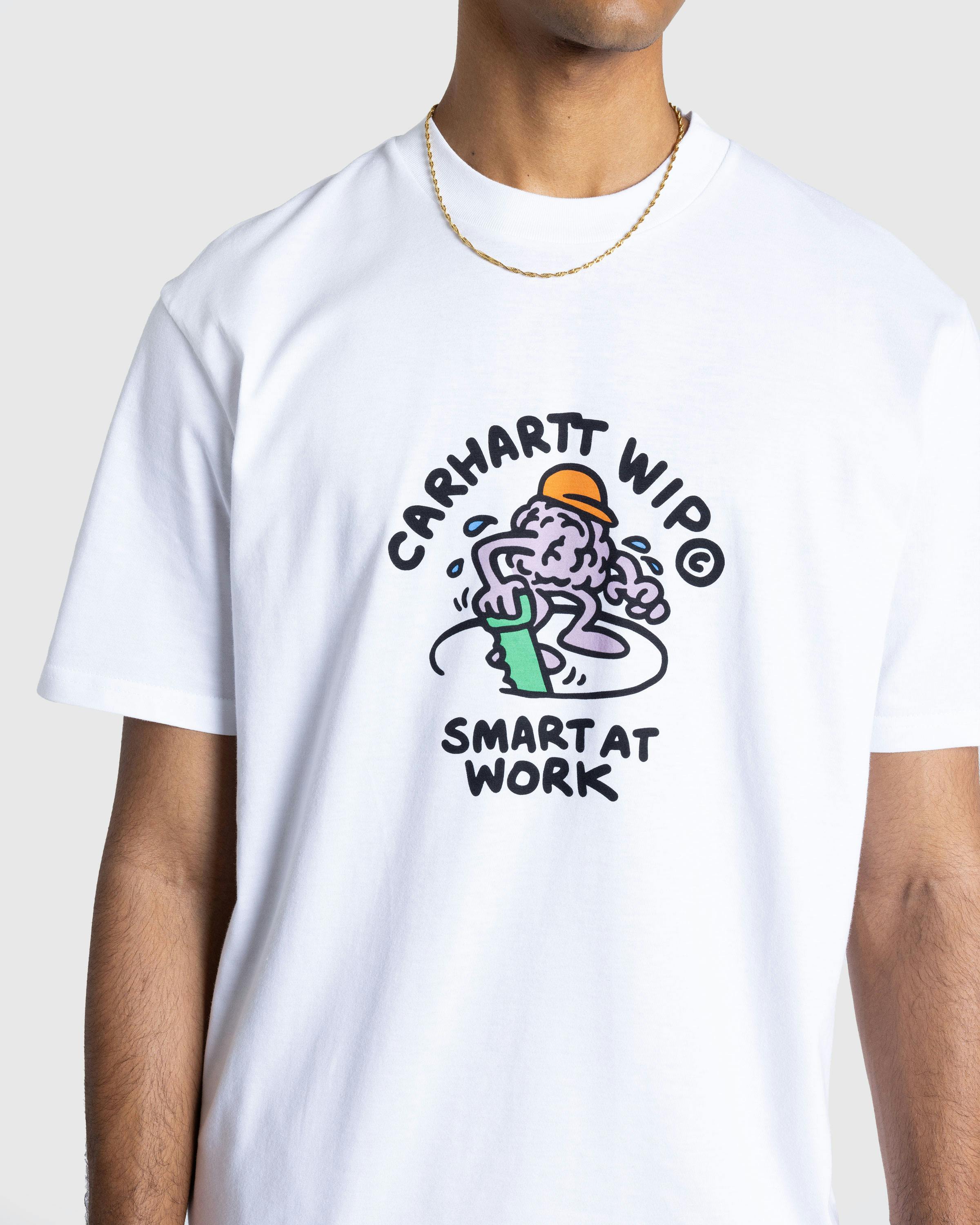 Carhartt WIP – S/S Smart T-Shirt White - T-Shirts - White - Image 5