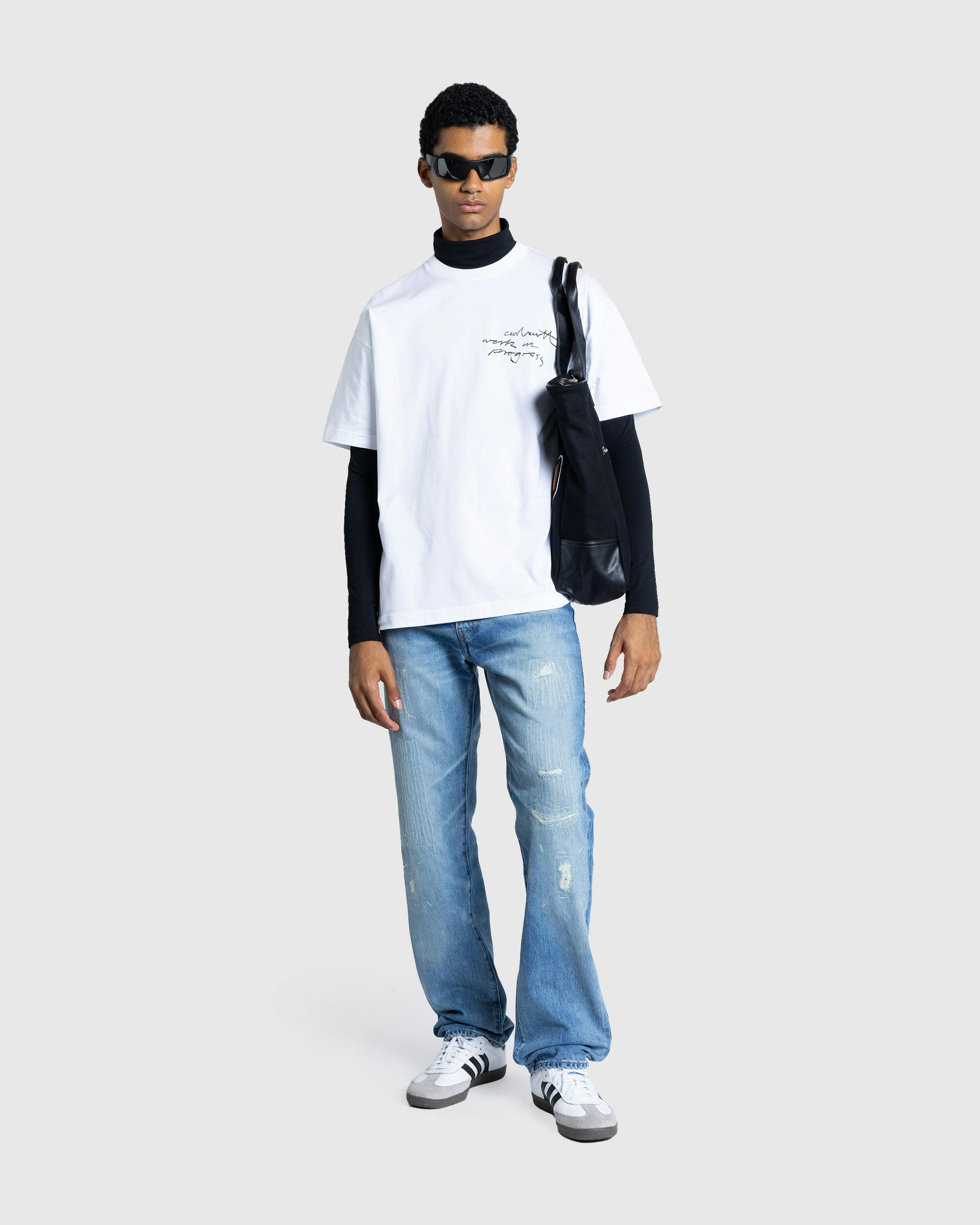 Carhartt WIP – S/S Pencil T-Shirt White/Black - T-Shirts - White - Image 3