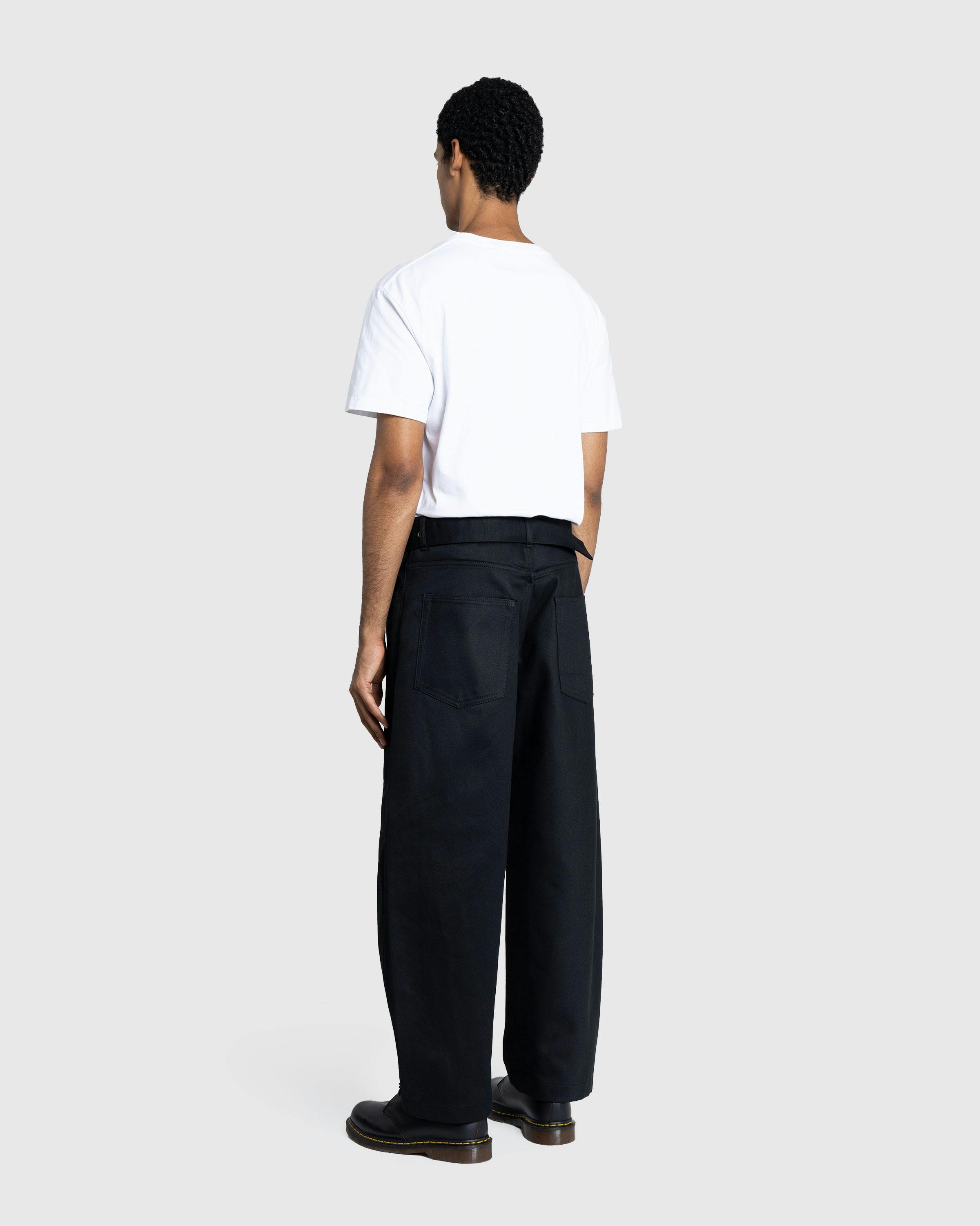 Jil Sander – Belted Denim Trouser - Trousers - Black - Image 6