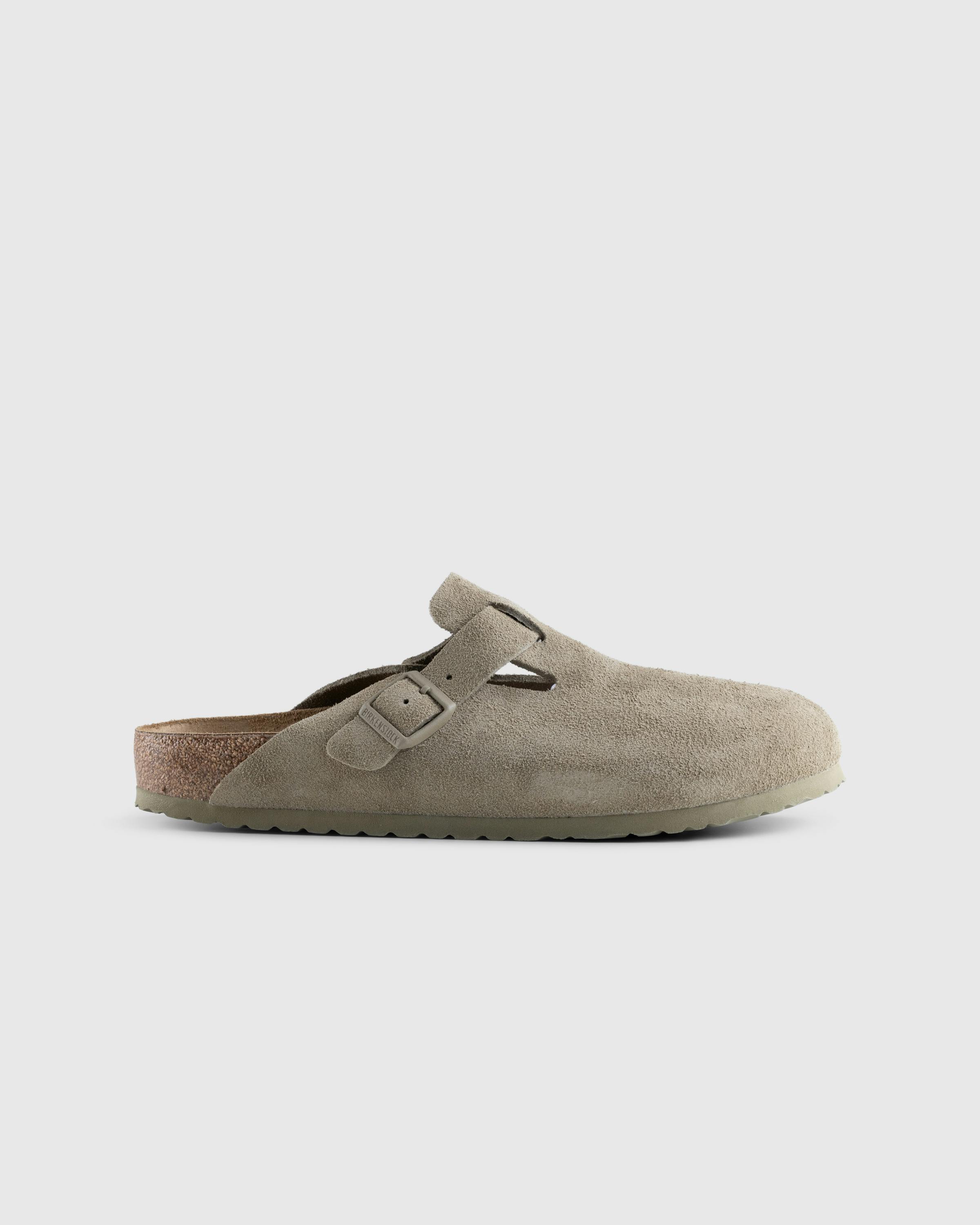 Birkenstock – Boston LEVE Faded Khaki - Mules - Beige - Image 1