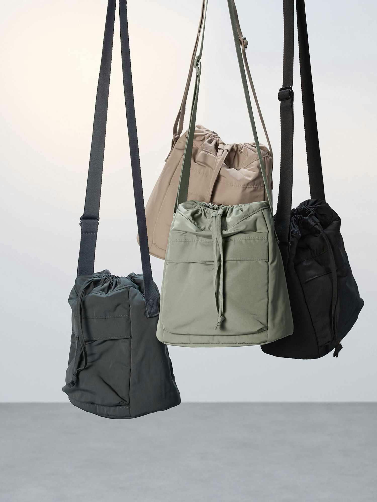 UNIQLO: C's fw24 collection with two new nylon shoulder bag