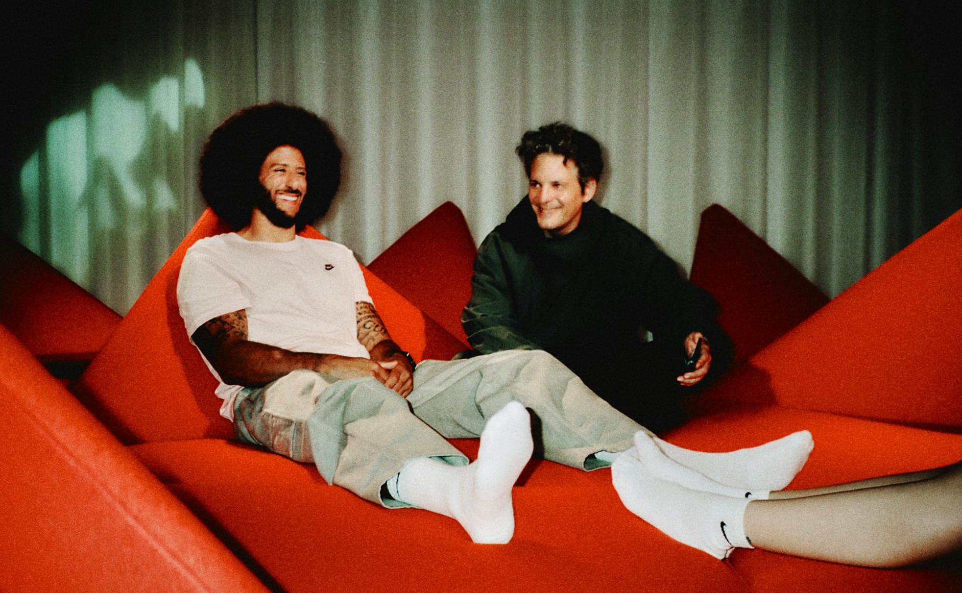 Colin Kapernick at Nike Headquarters in Paris