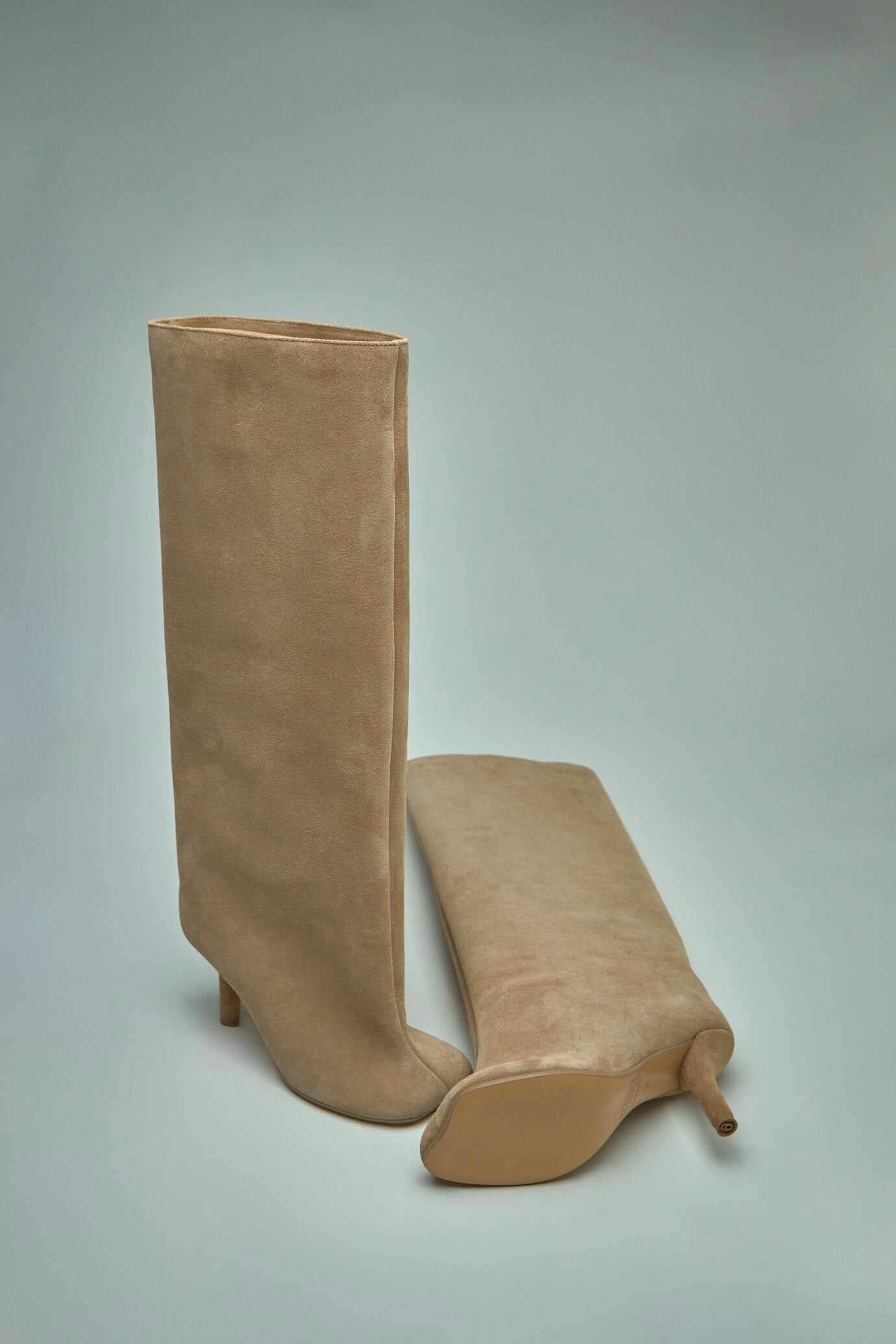 mm6 maison margiela fw24 suede anatomic boot