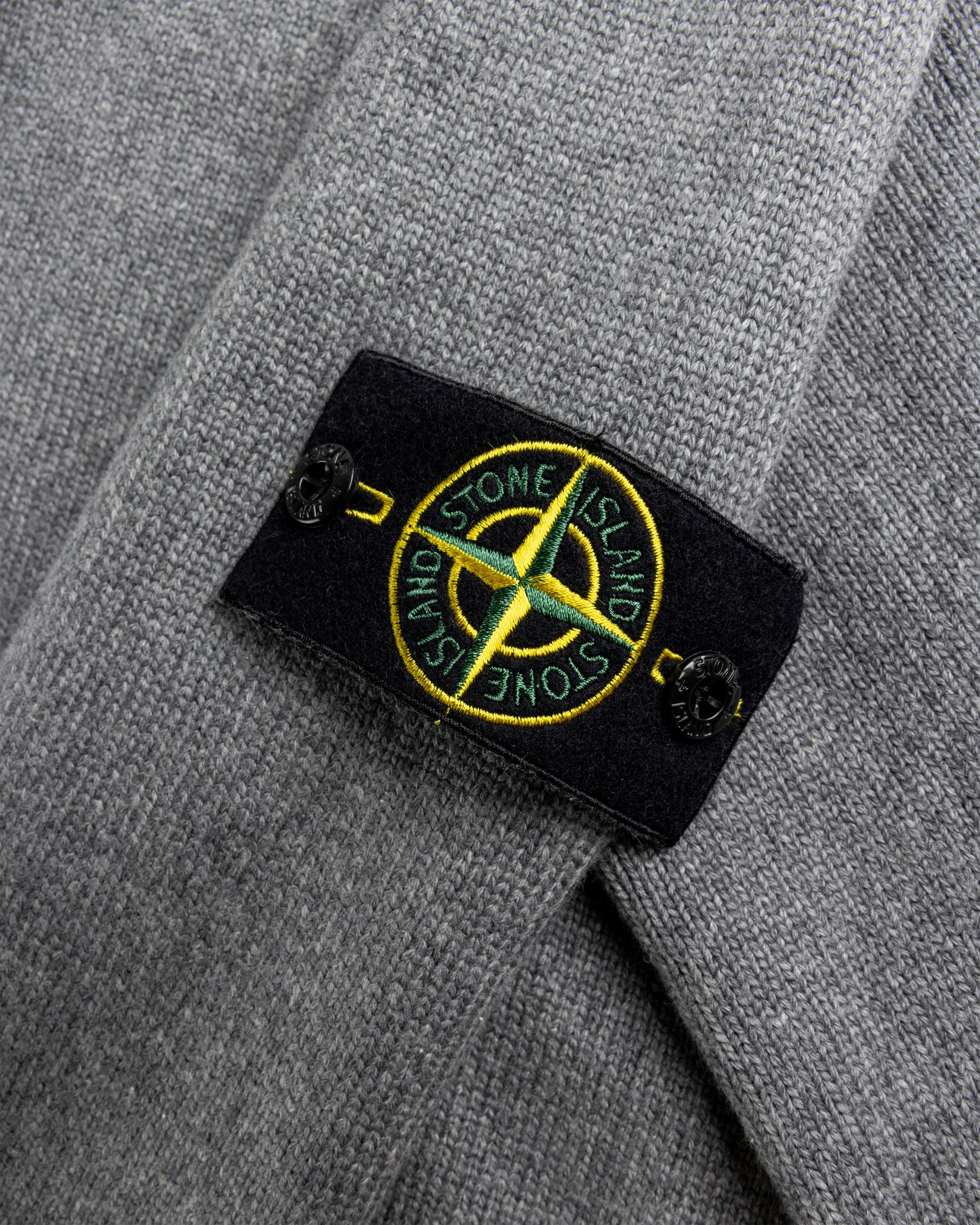 Stone Island – Crewneck Sweater Melange Grey - Crewnecks - Grey - Image 7