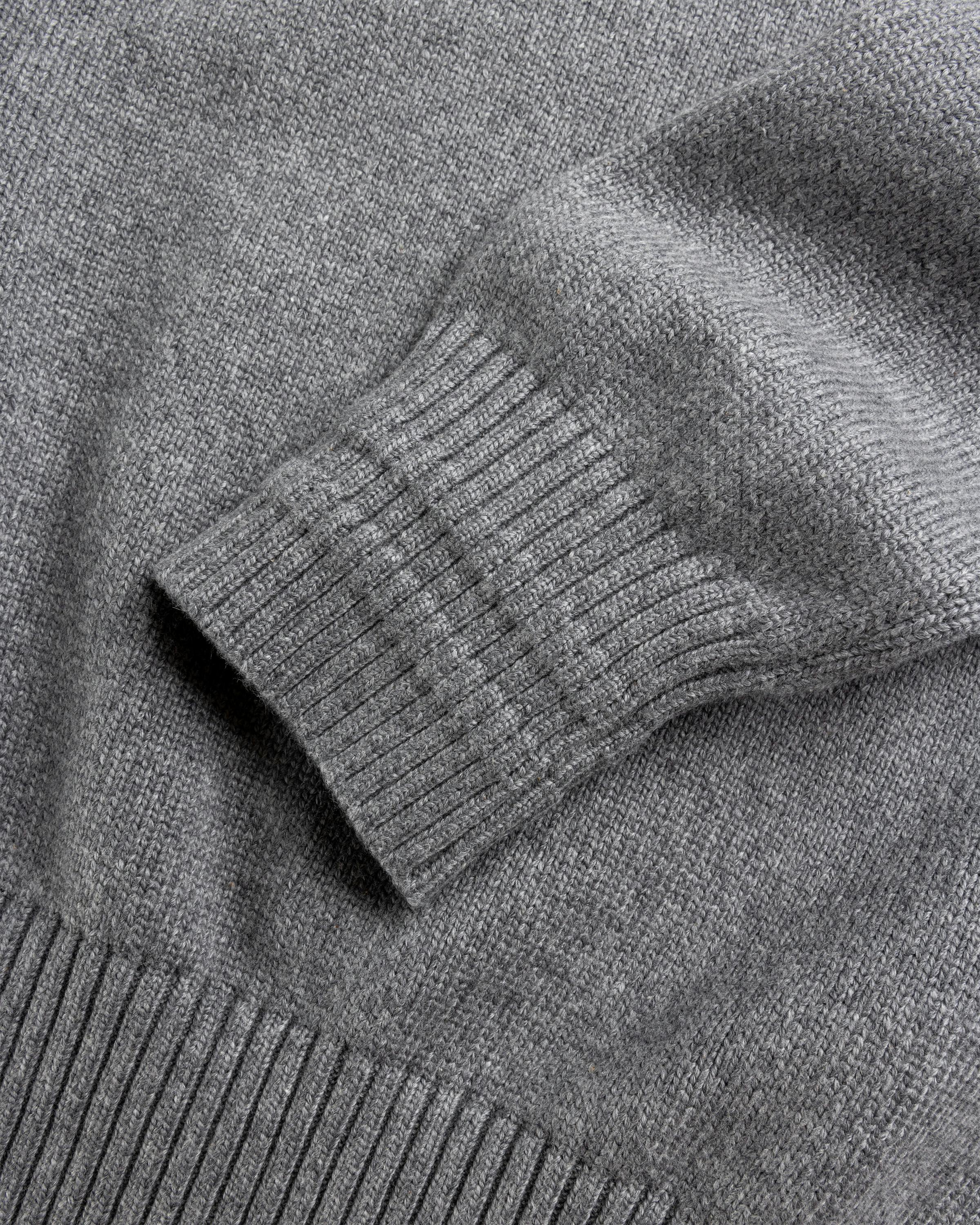 Stone Island – Crewneck Sweater Melange Grey - Crewnecks - Grey - Image 8