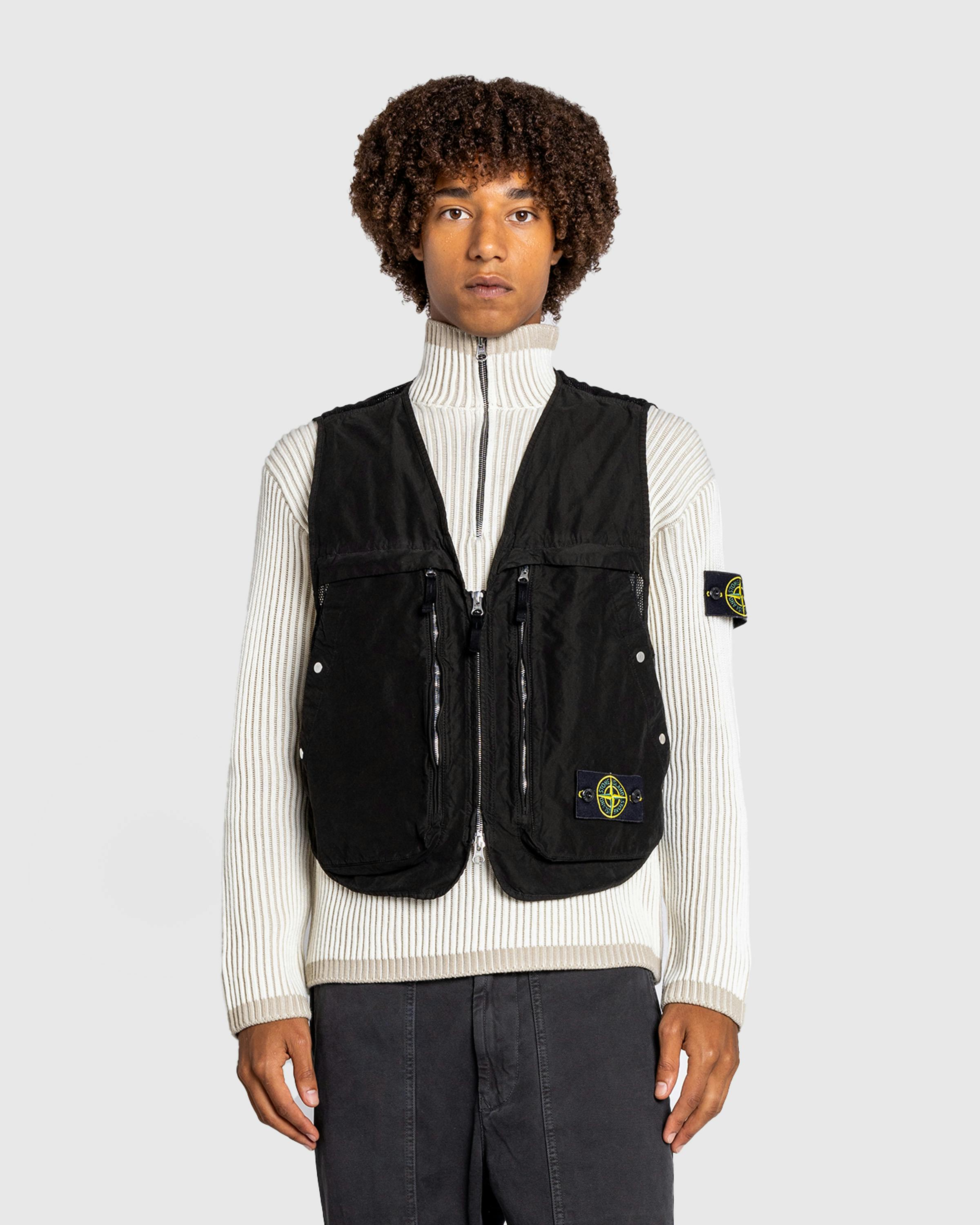 Stone Island – David Light-TC Vest Black - Vests - Black - Image 2