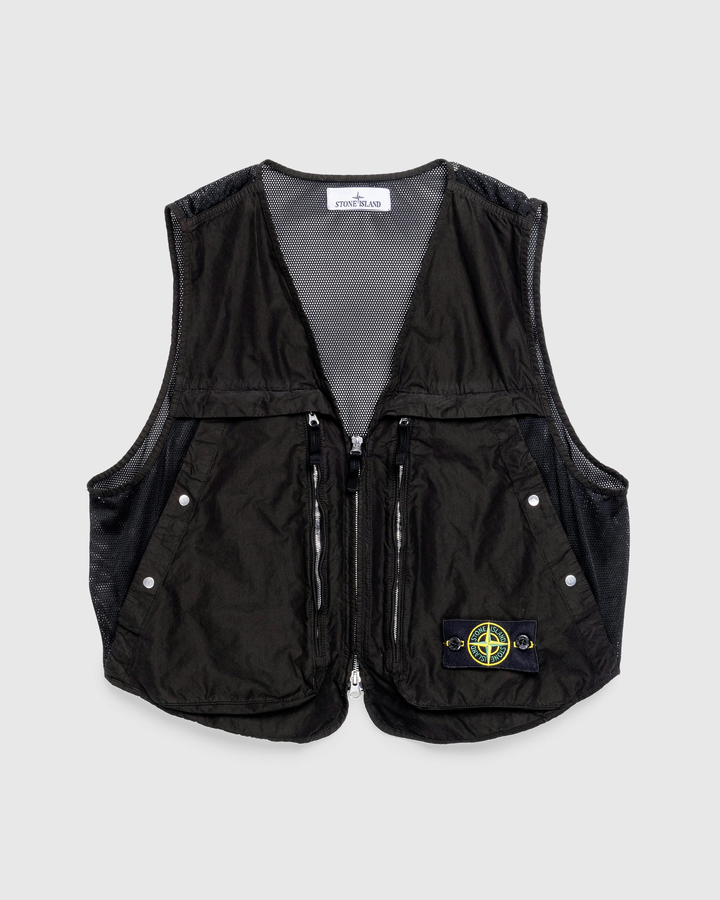 Stone Island – David Light-TC Vest Black - Vests - Black - Image 1