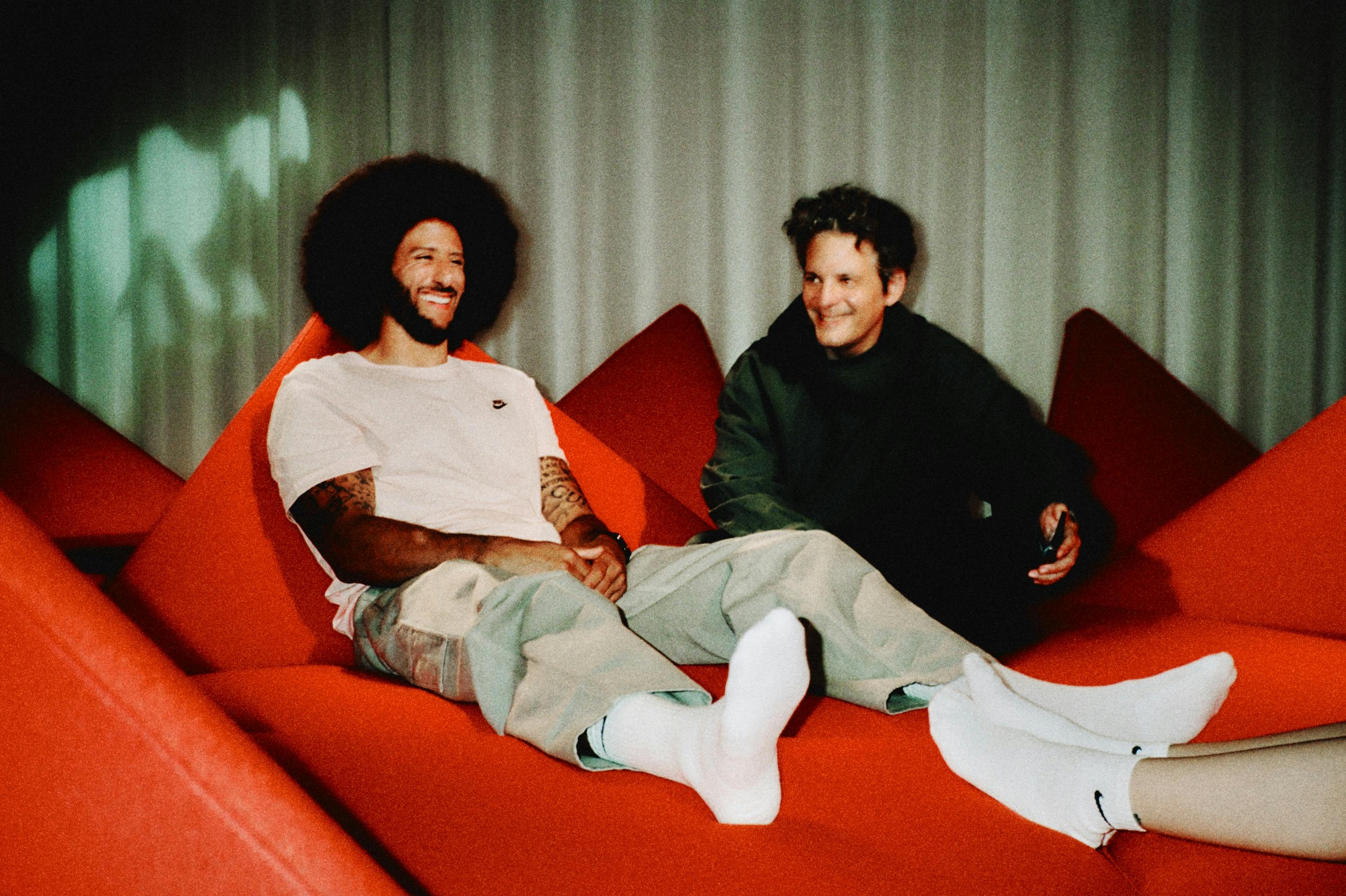 Colin Kapernick at Nike Headquarters in Paris