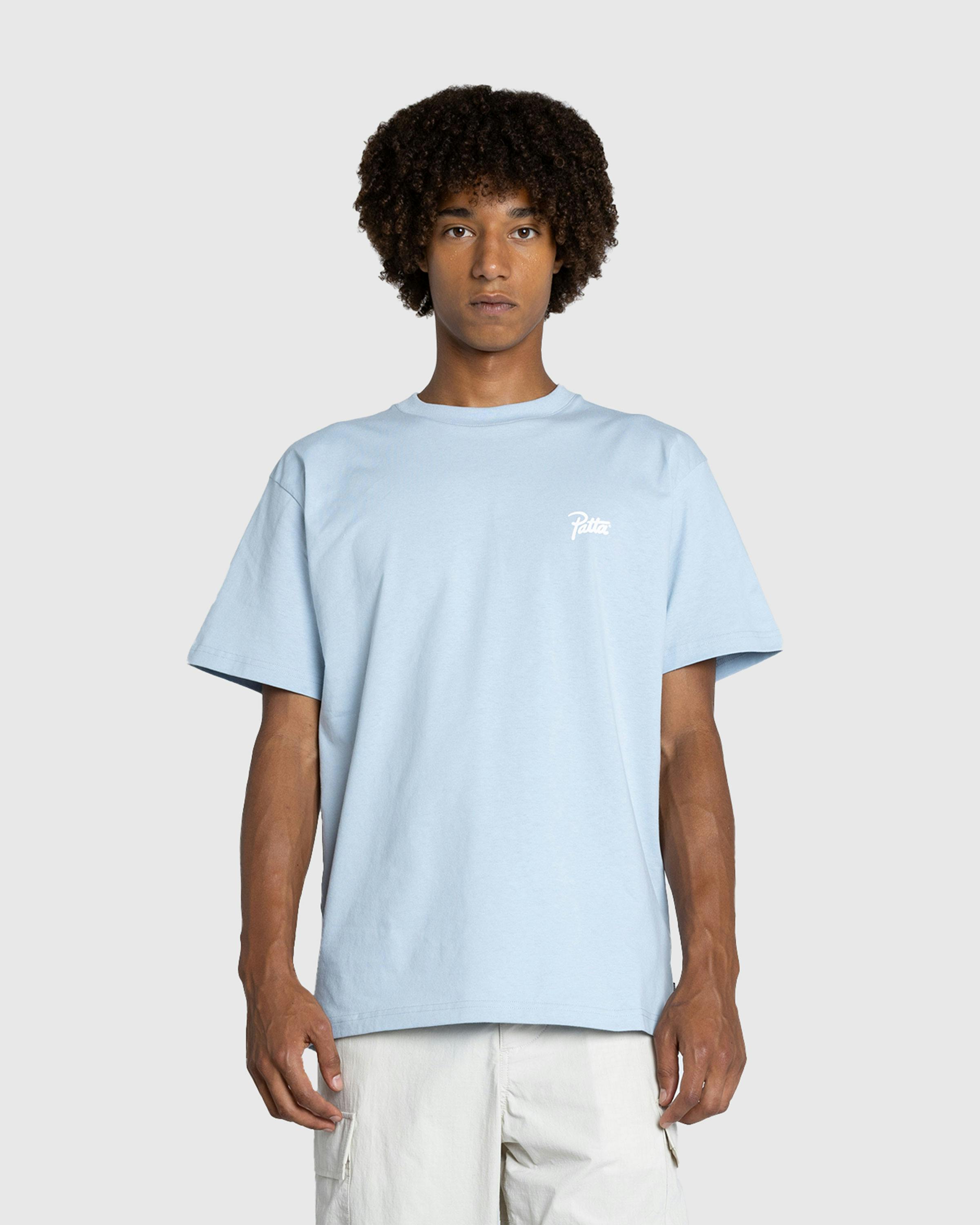 Patta – Xerox Peace T-Shirt Dusty Blue - T-Shirts - Blue - Image 2