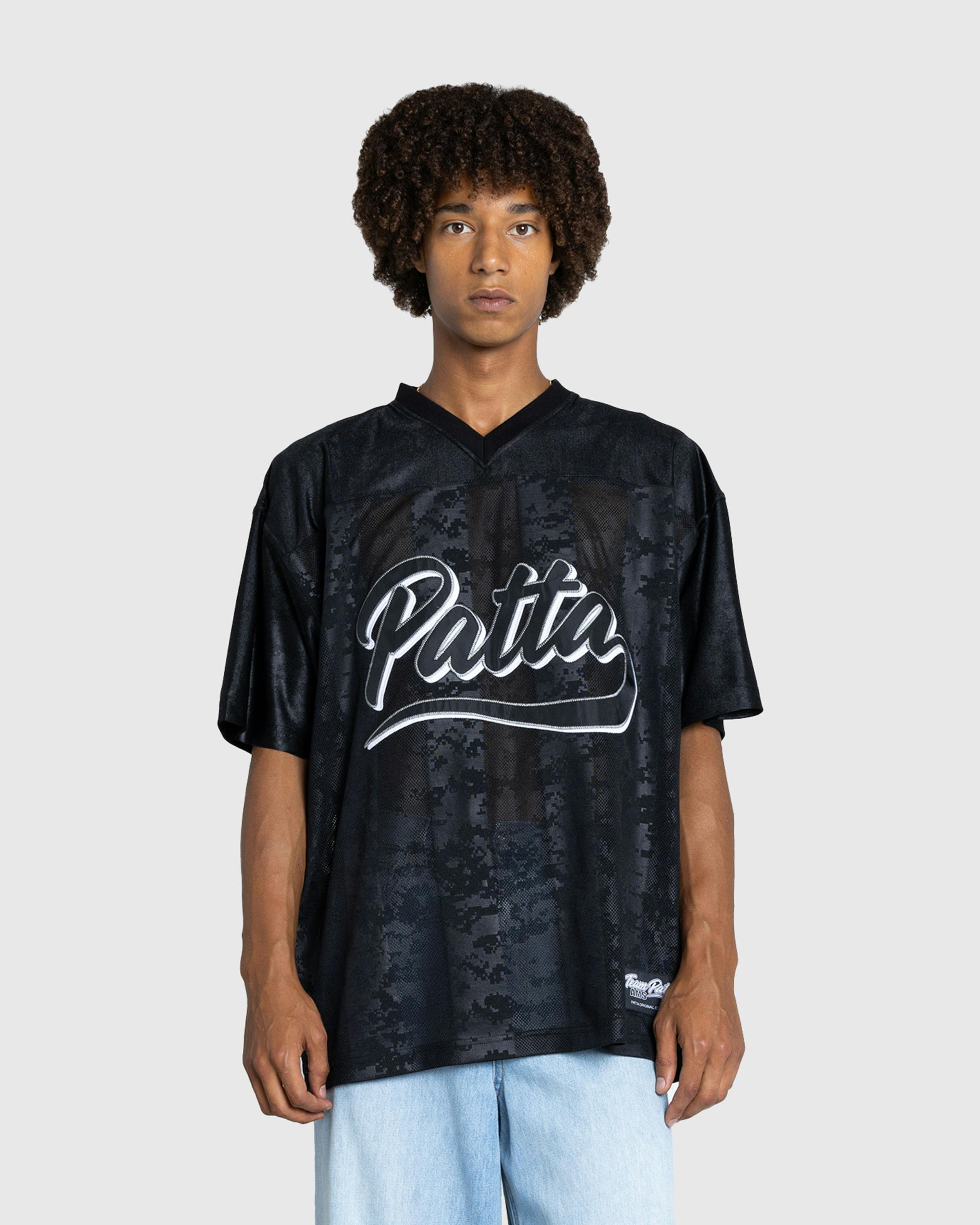 Patta – Digi Lobi Mesh Football Jersey Black - Shortsleeve Shirts - Black - Image 2