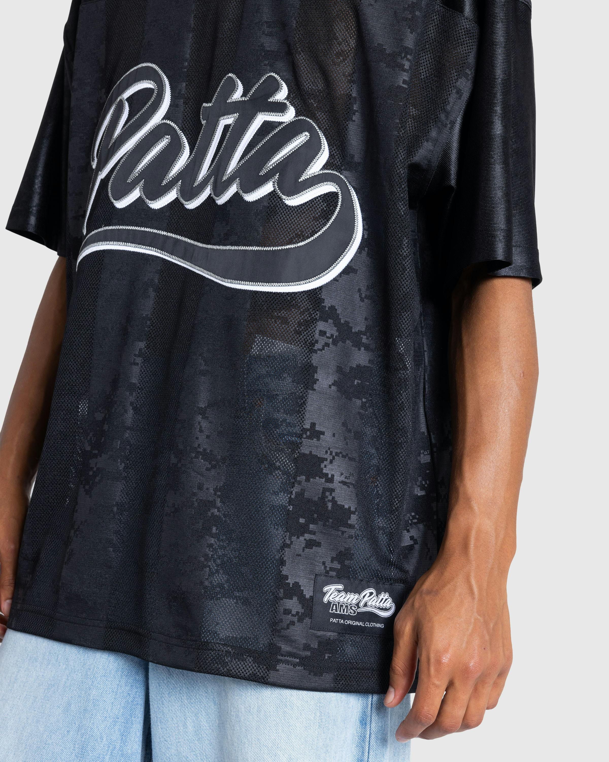 Patta – Digi Lobi Mesh Football Jersey Black - Shortsleeve Shirts - Black - Image 4