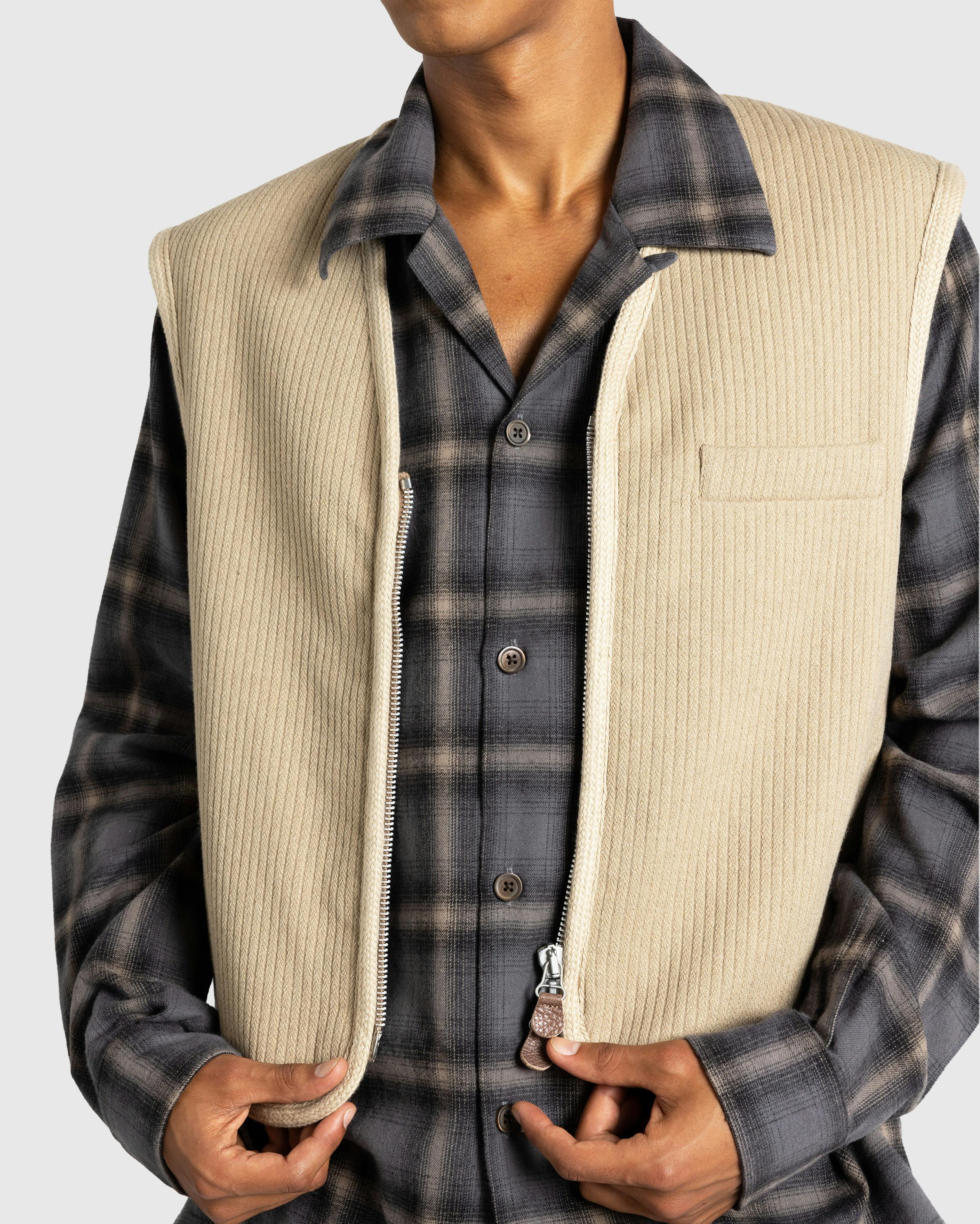 Our Legacy – Top Vest Sand - Vests - Beige - Image 4