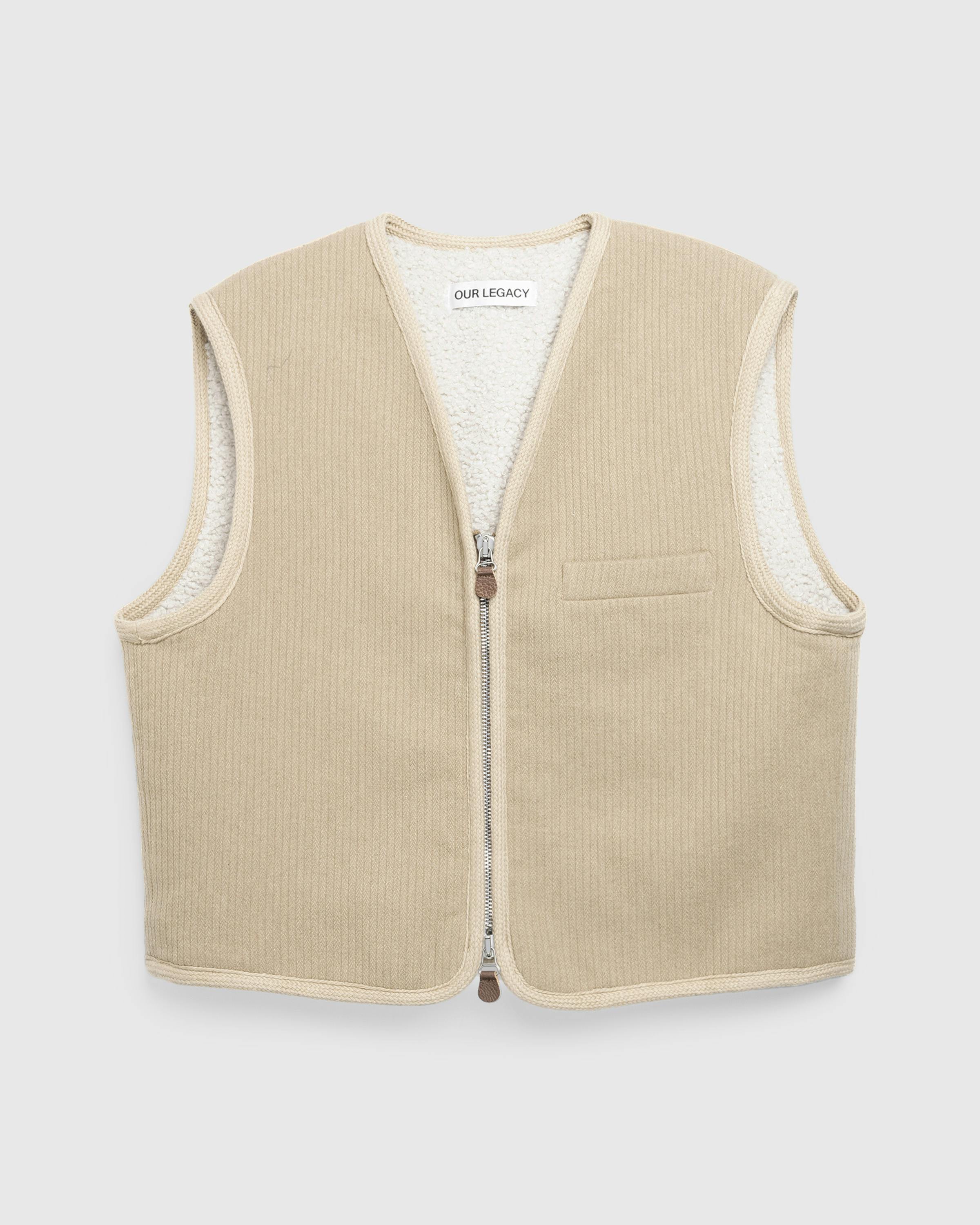 Our Legacy – Top Vest Sand - Vests - Beige - Image 1