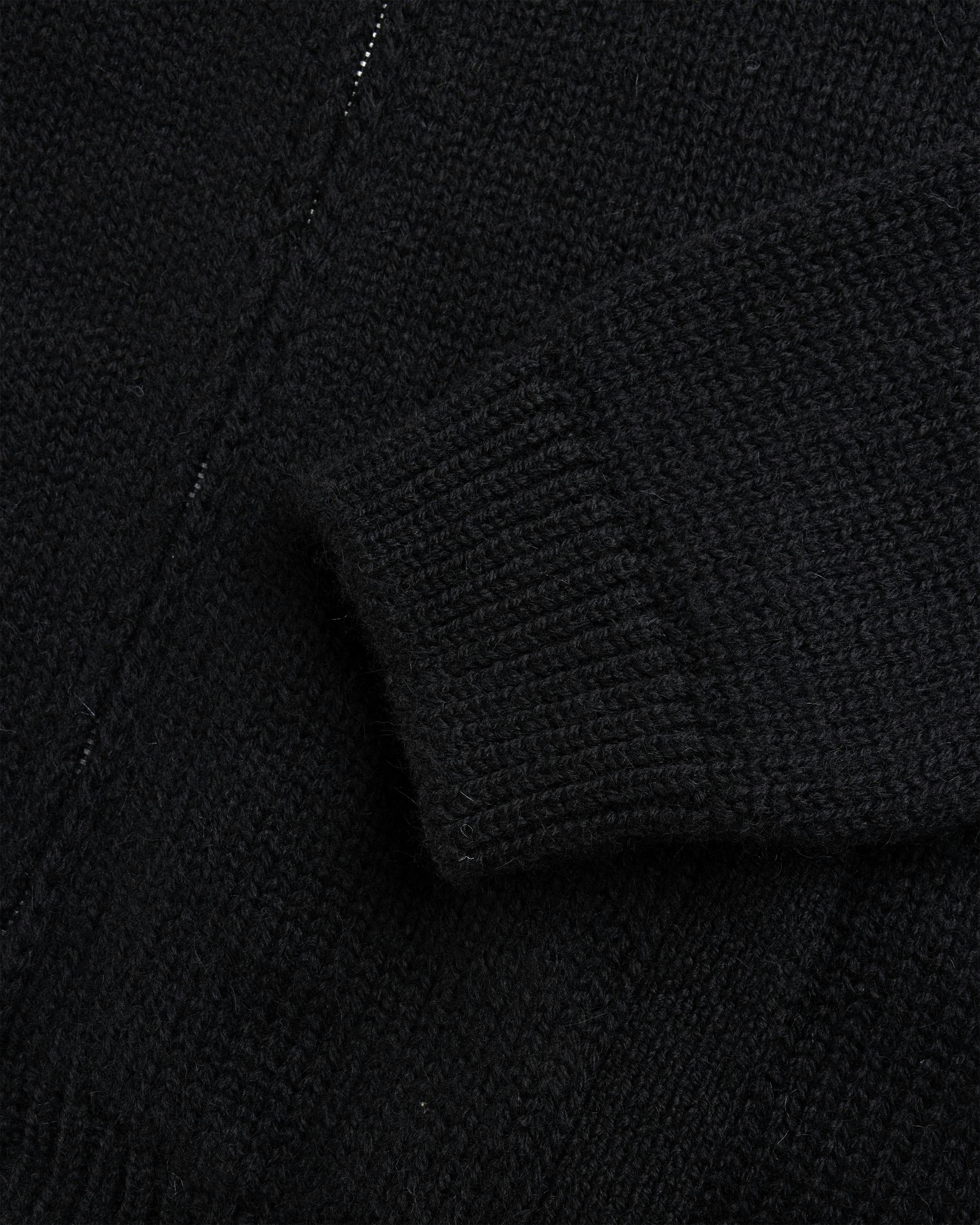 Our Legacy – Ultra Zip Funnel Sweater Black - Turtlenecks - Black - Image 7