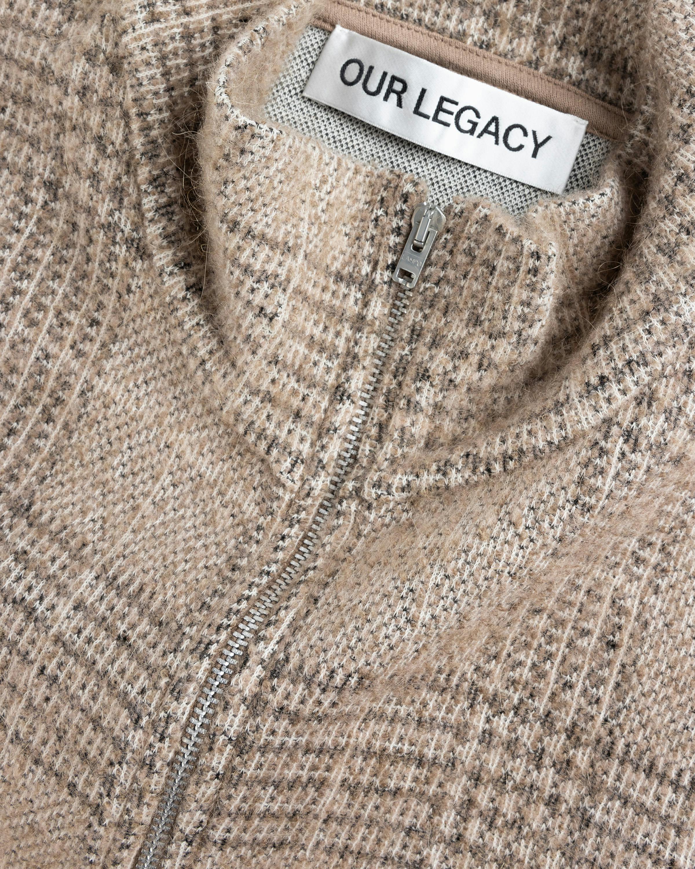 Our Legacy – Shrunken Full-Zip Polo Beige - Zip-Ups - Beige - Image 4