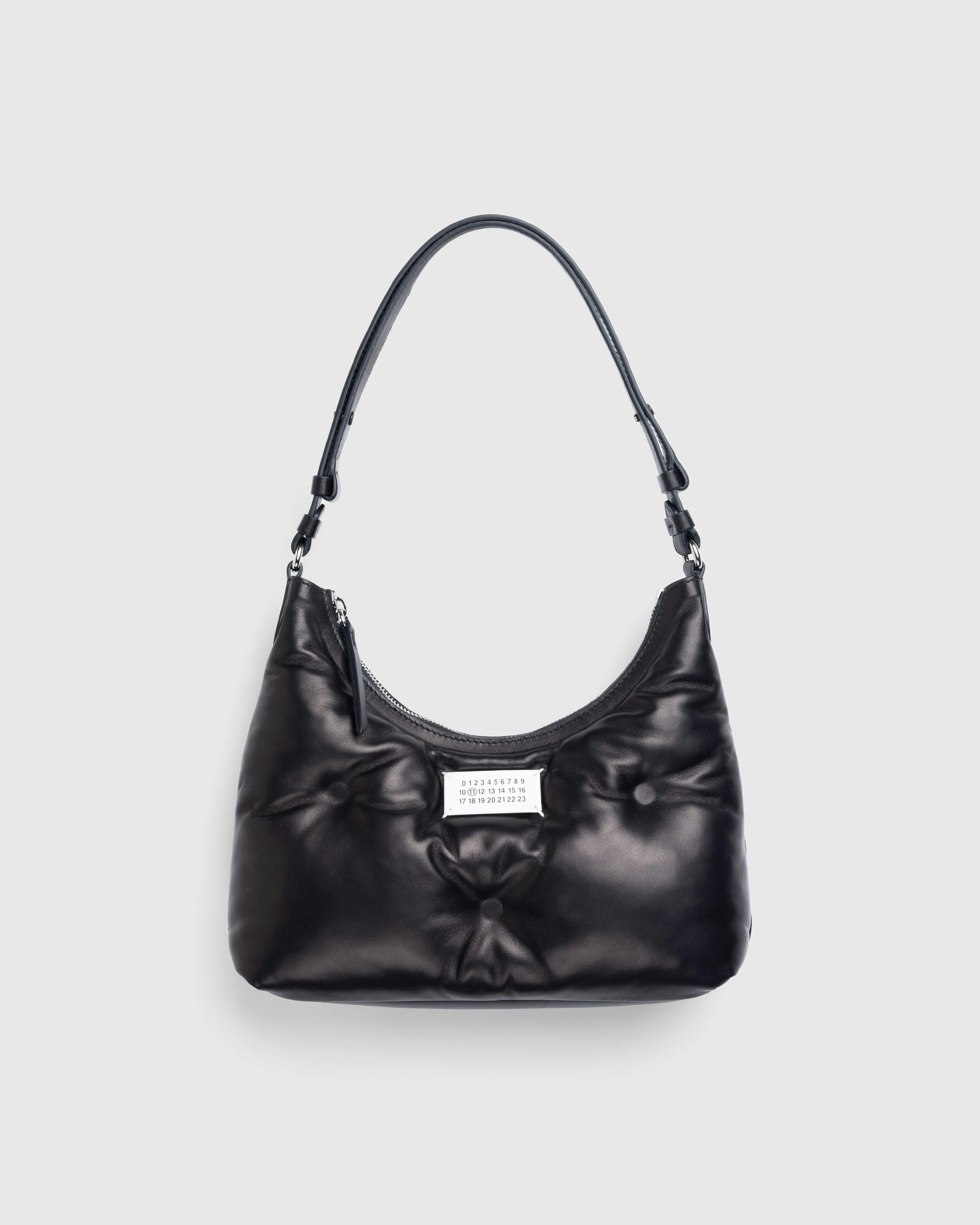 Maison Margiela – Glam Slam Hobo Small Black - Shoulder Bags - Black - Image 1