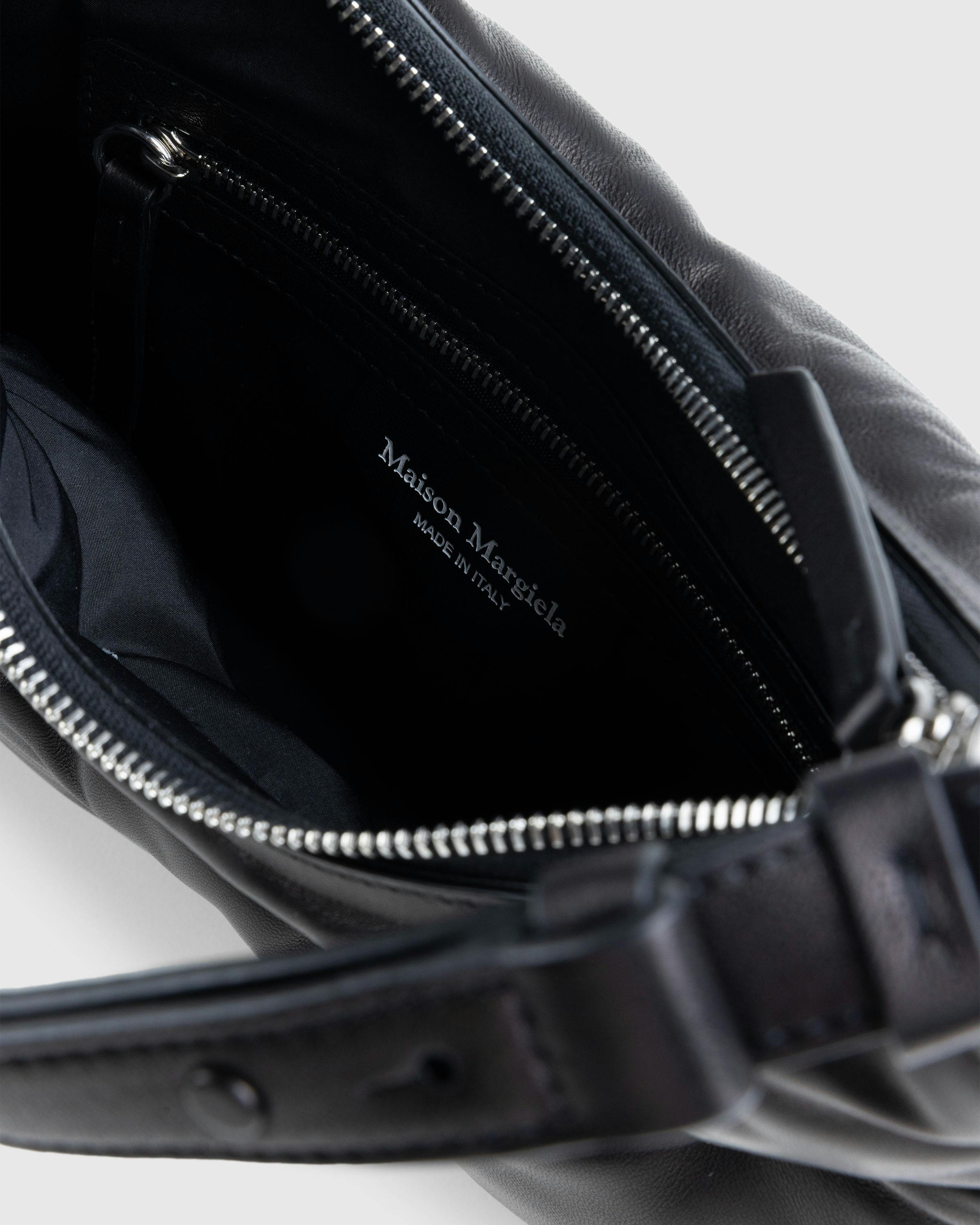 Maison Margiela – Glam Slam Hobo Small Black - Shoulder Bags - Black - Image 6