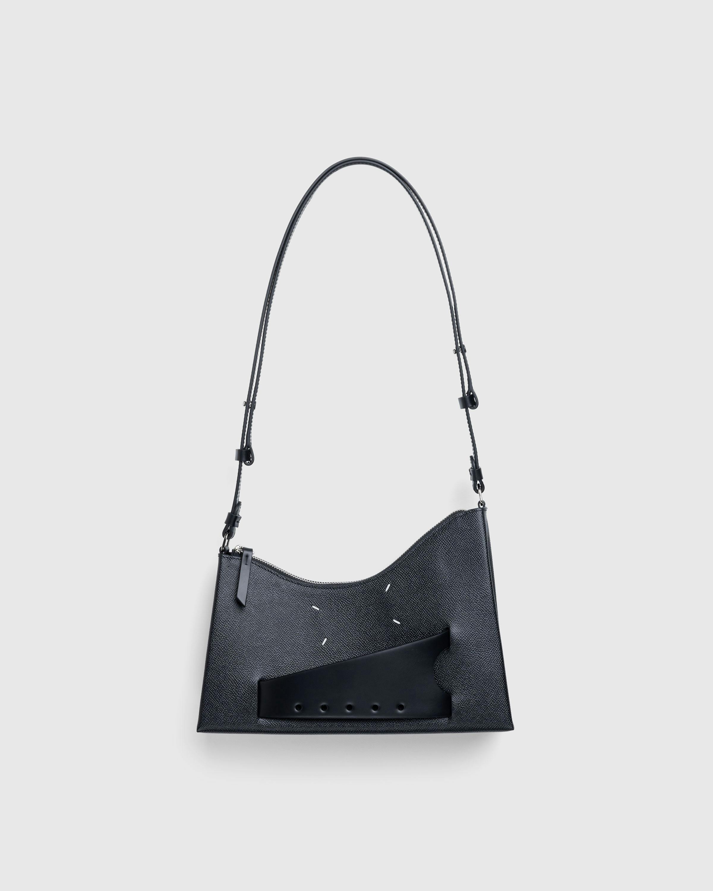 Maison Margiela – Snatched Hobo Small Black - Shoulder Bags - Black - Image 1