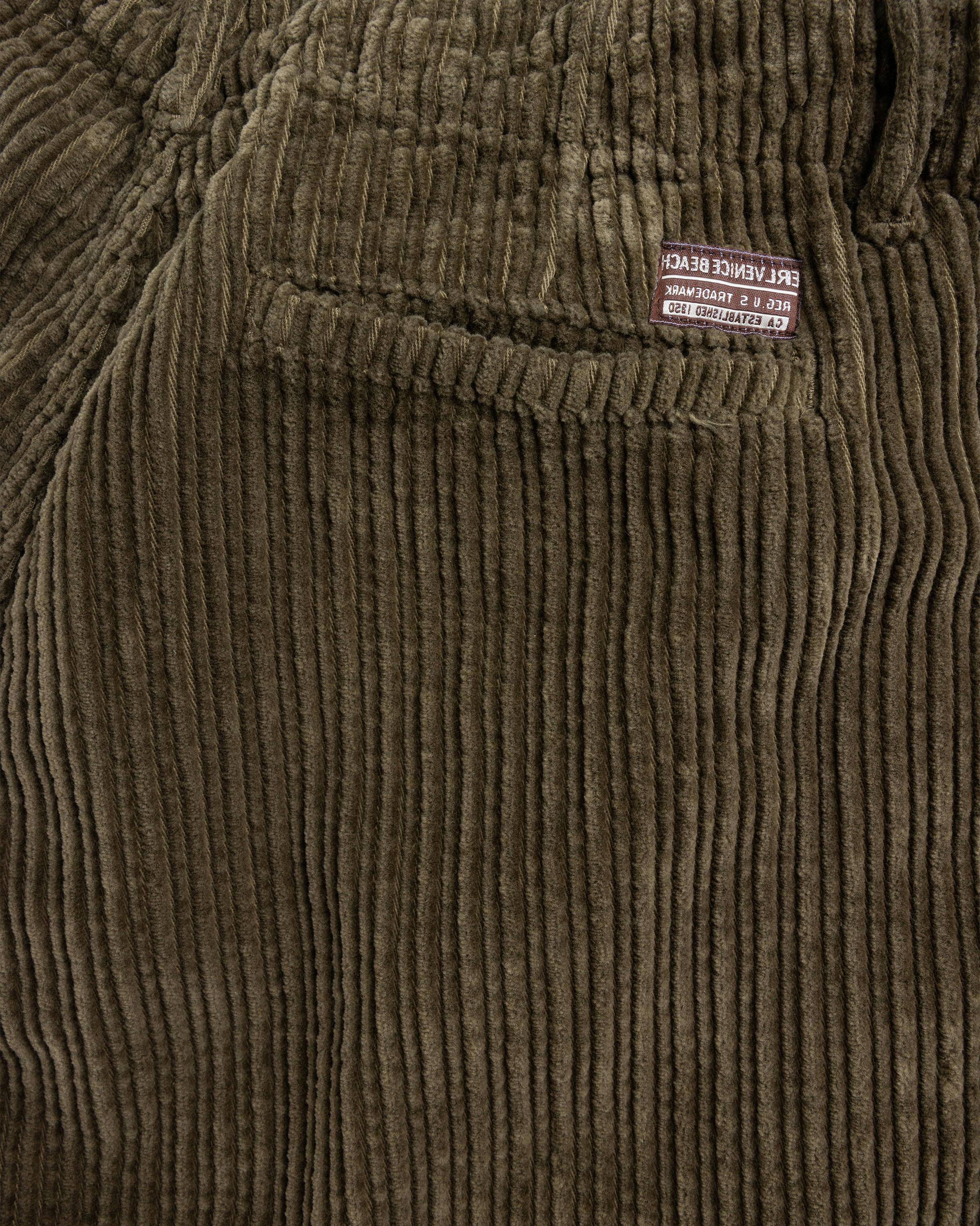 ERL – Corduroy Pants Woven Brown - Trousers - Brown - Image 7