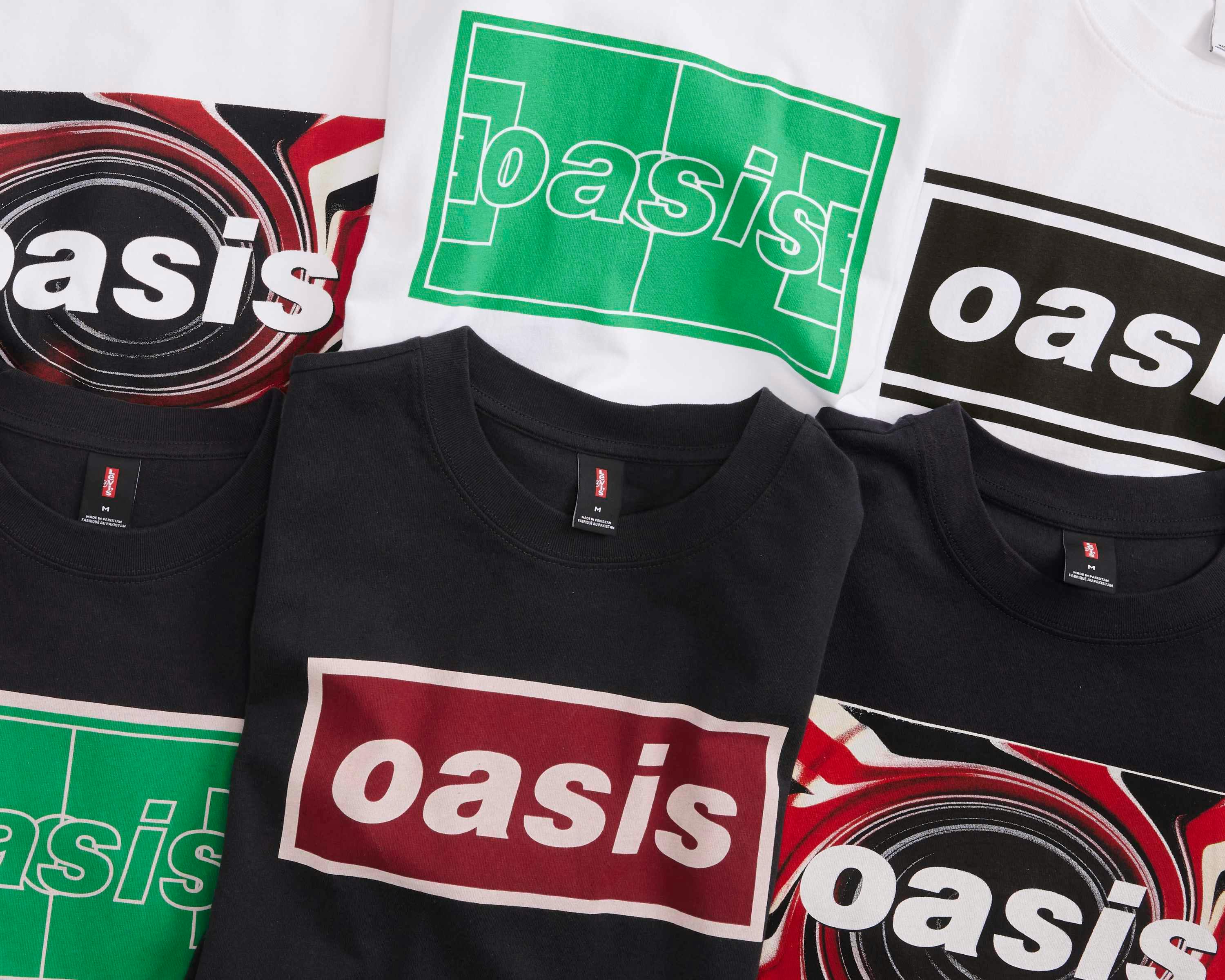 levis oasis band tee collection shirts