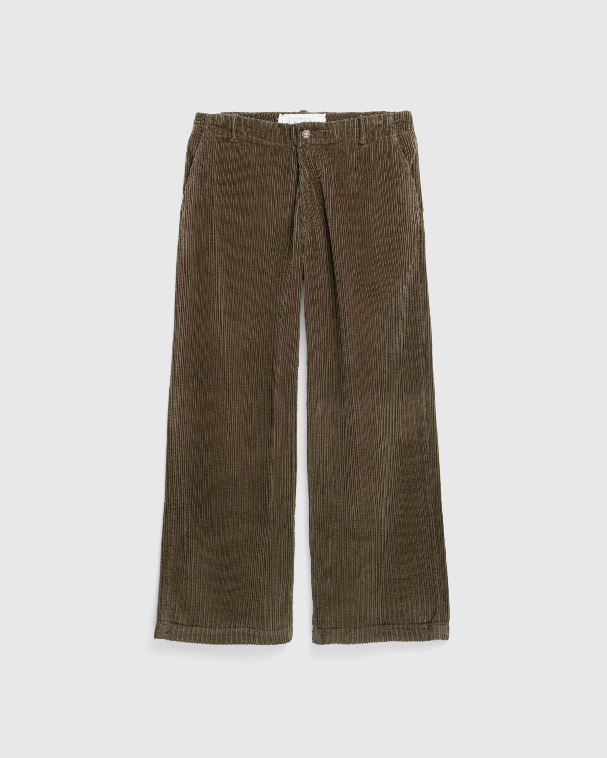 ERL – Corduroy Pants Woven Brown - Trousers - Brown - Image 1