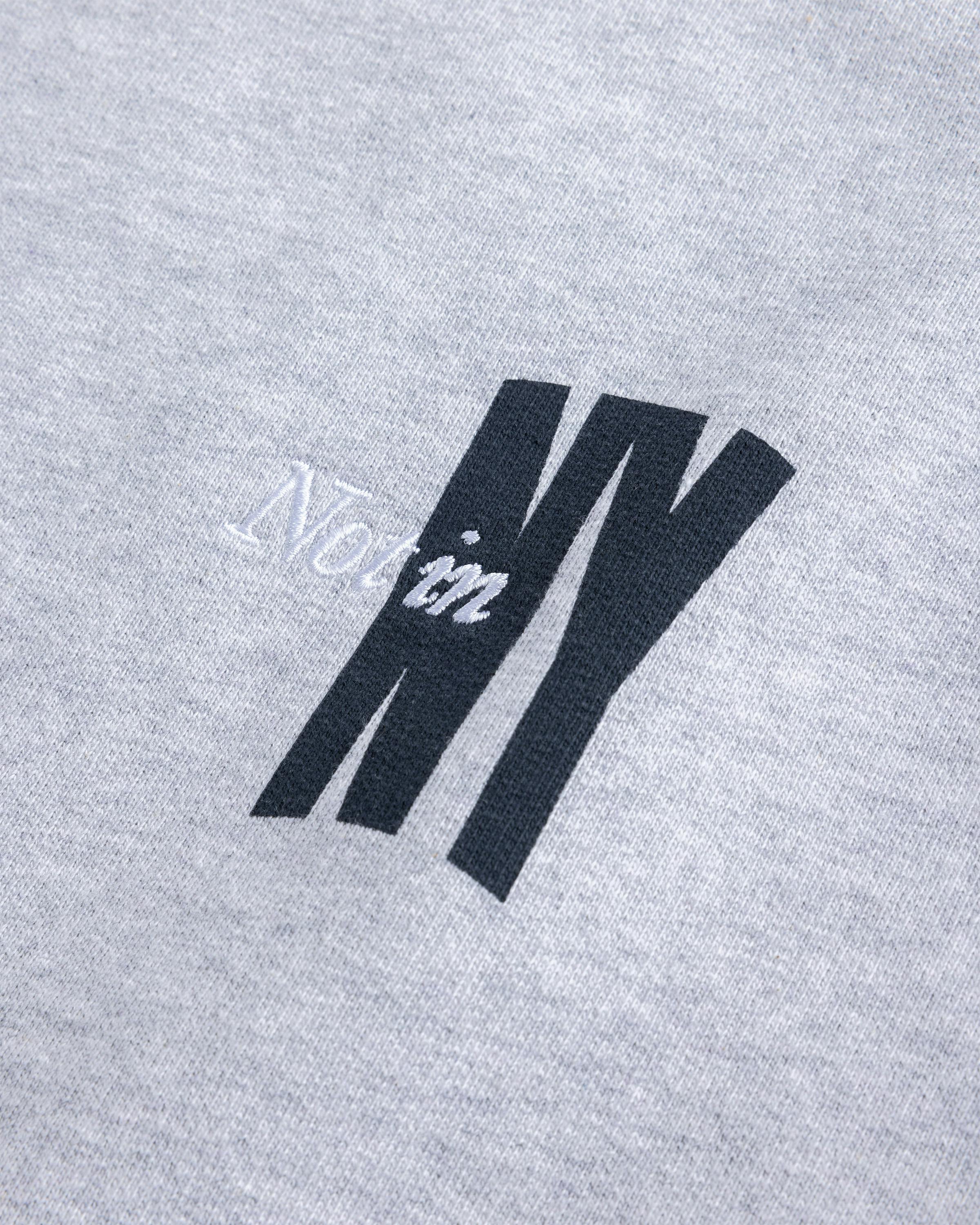 Highsnobiety – Not In New York Hoodie Grey - Hoodies - Melange Grey - Image 11