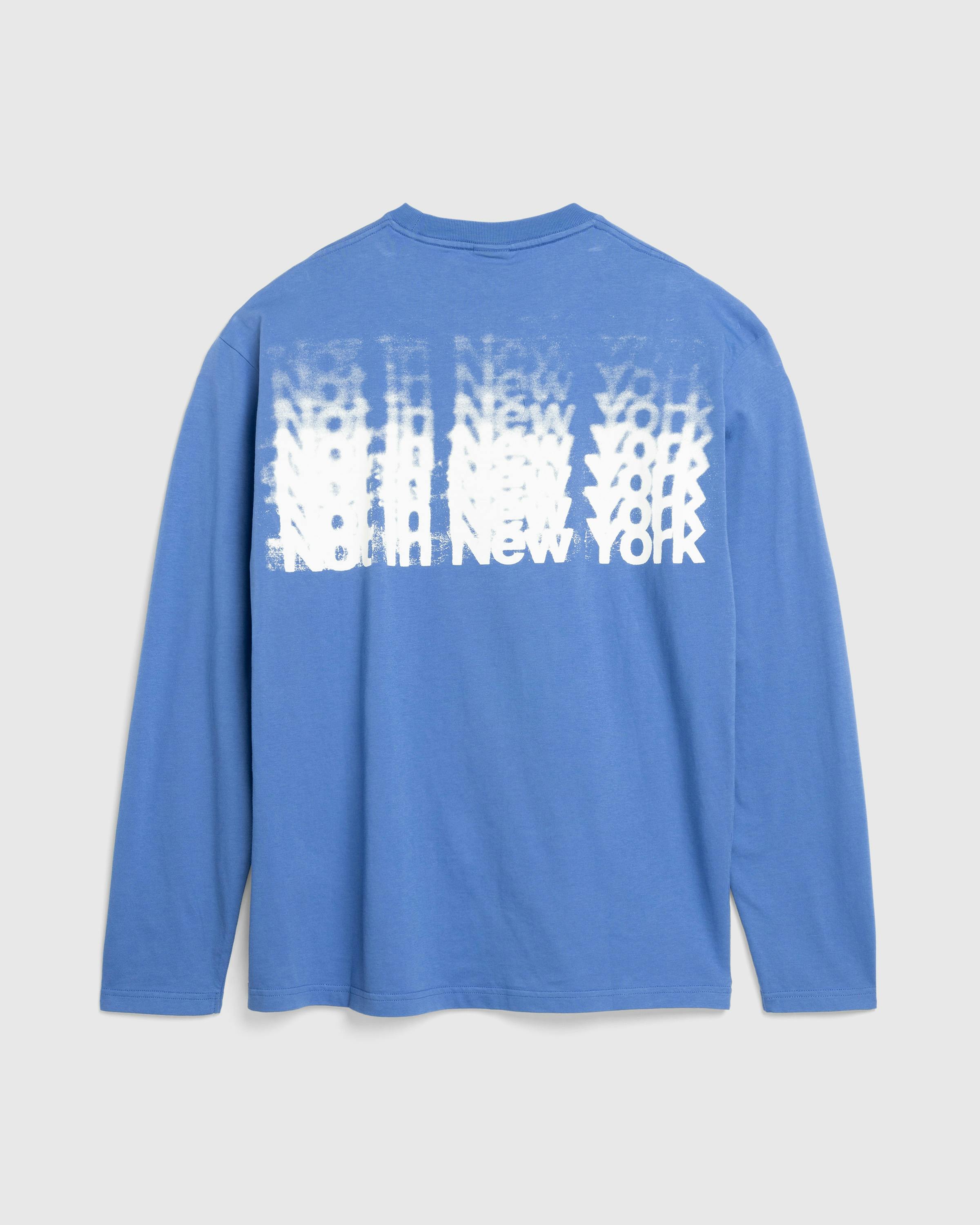 Highsnobiety – Blur Long-Sleeve T-Shirt Blue - Longsleeves - Blue - Image 1