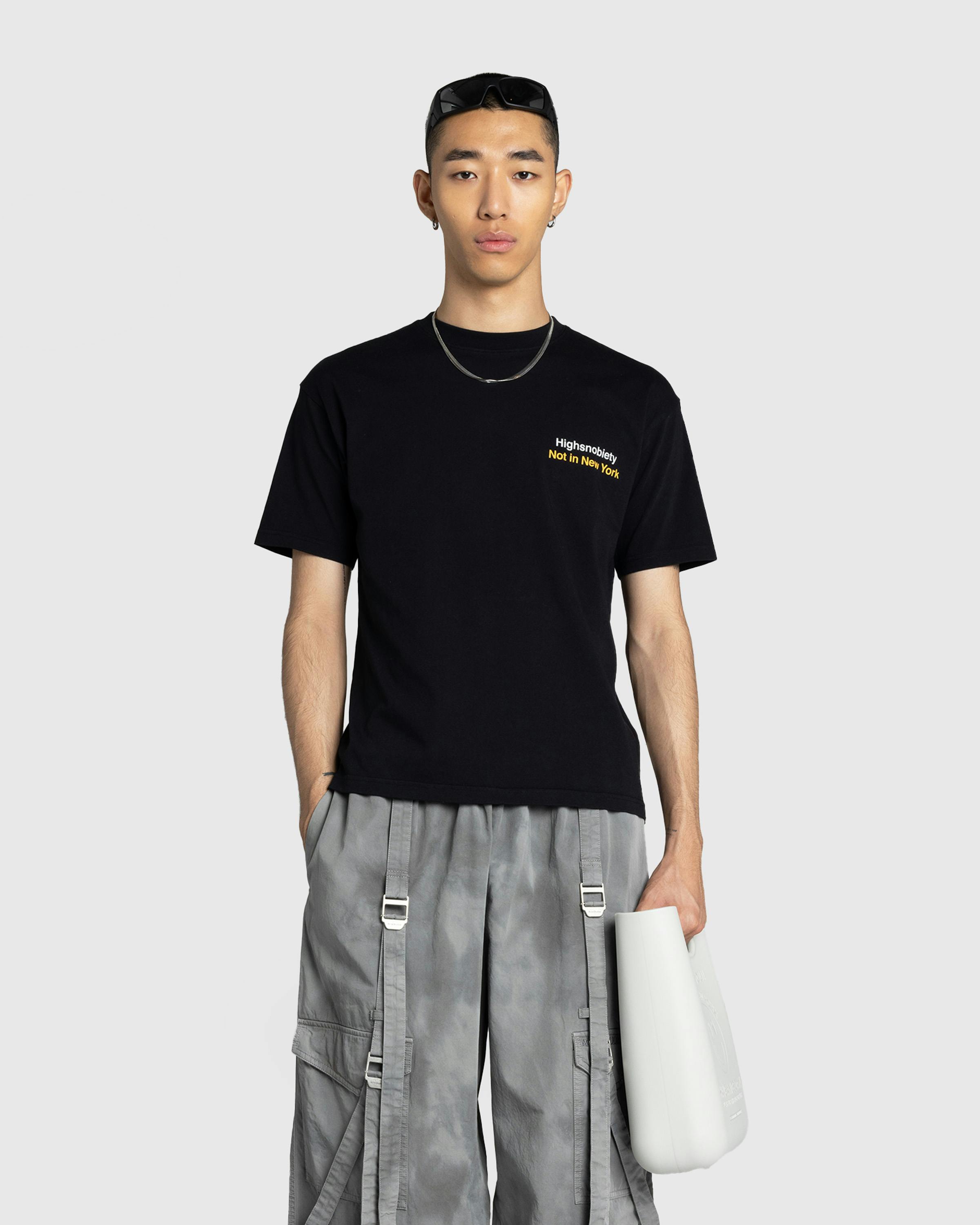 Highsnobiety – Time or Value T-Shirt Black - T-Shirts - Black - Image 2