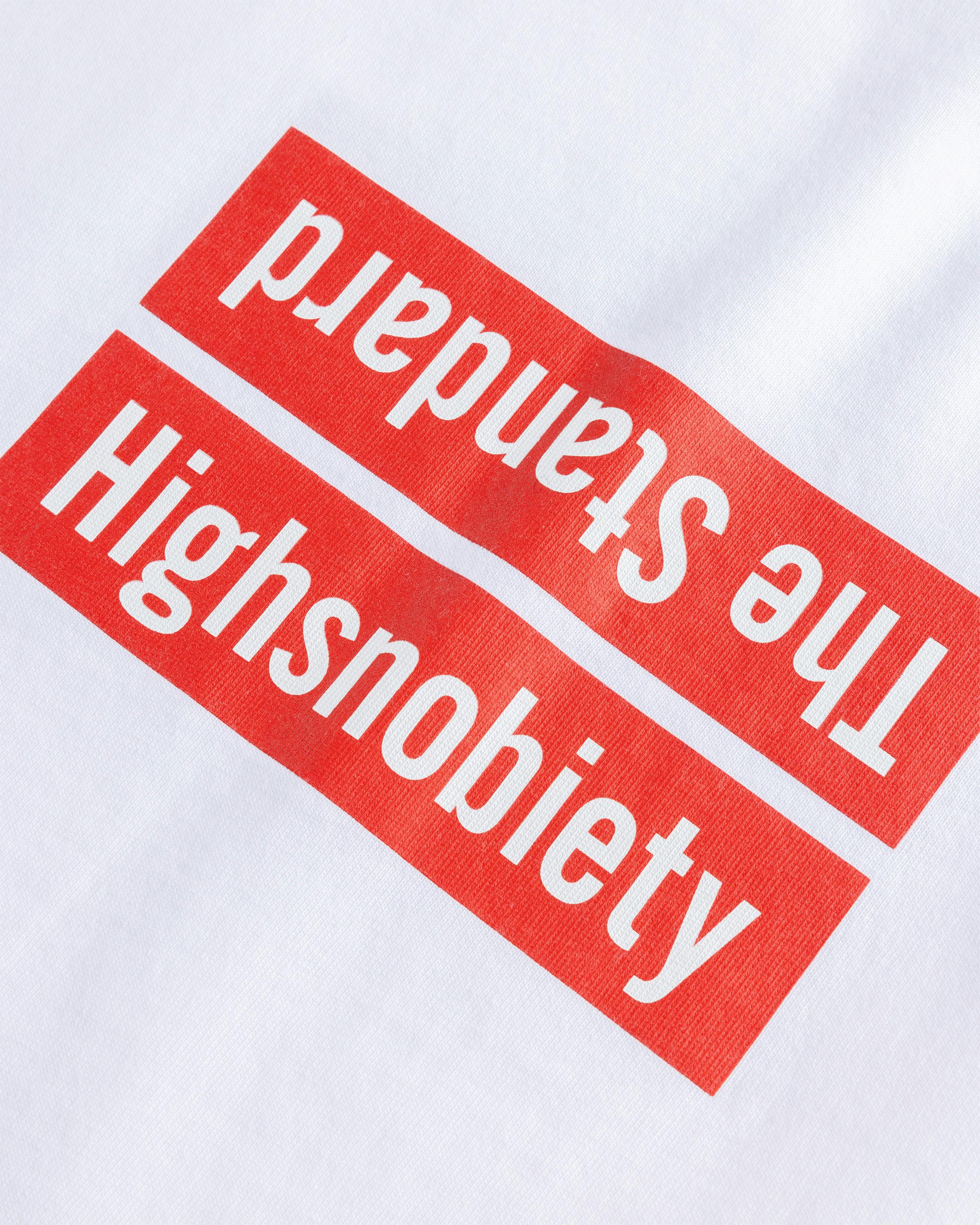 The Standard x Highsnobiety – Logo T-Shirt White - T-Shirts - White - Image 9