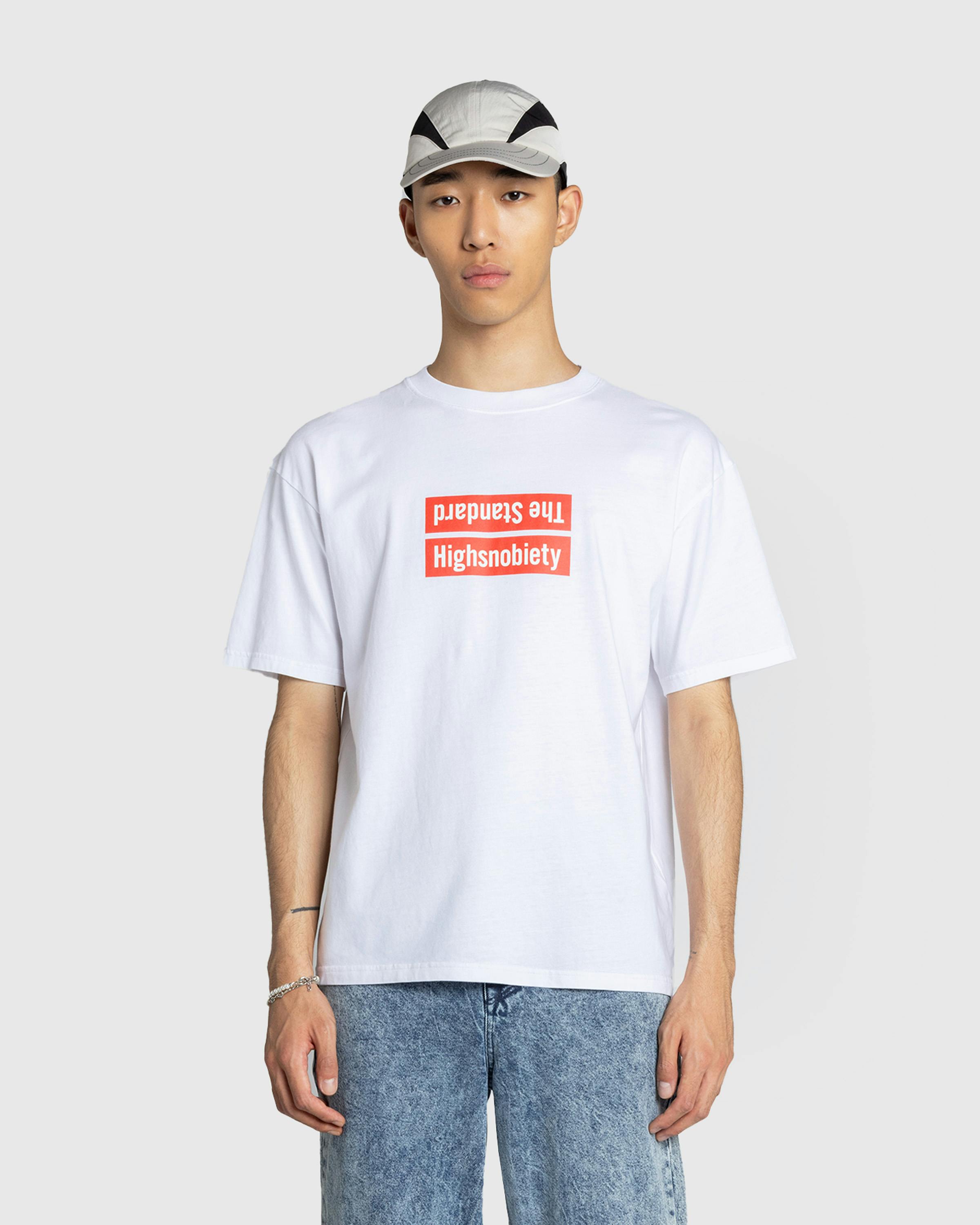 The Standard x Highsnobiety – Logo T-Shirt White - T-Shirts - White - Image 2