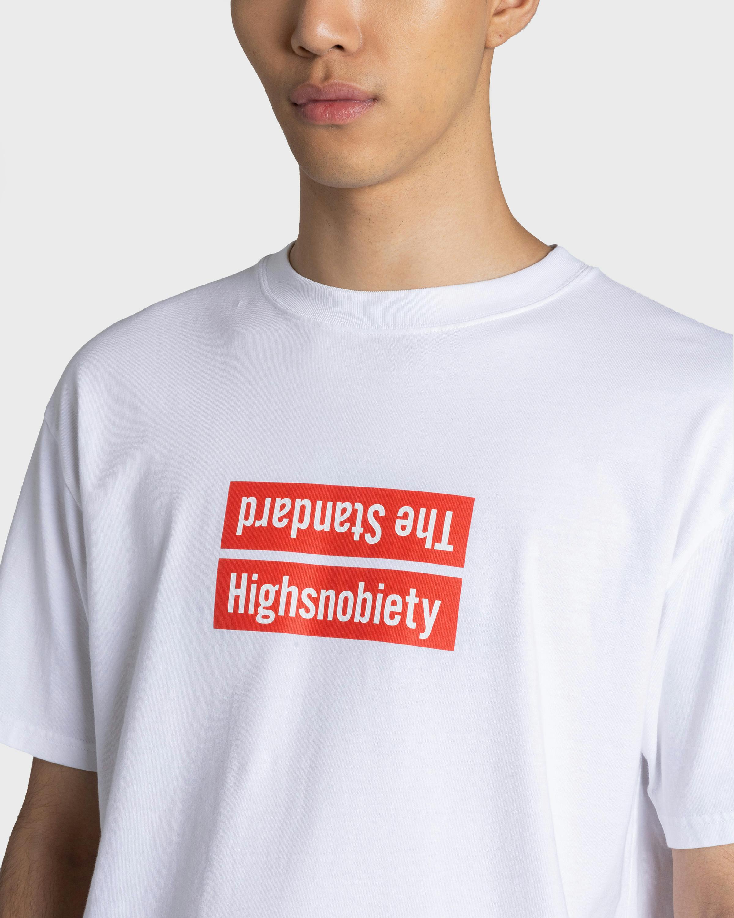 The Standard x Highsnobiety – Logo T-Shirt White - T-Shirts - White - Image 6