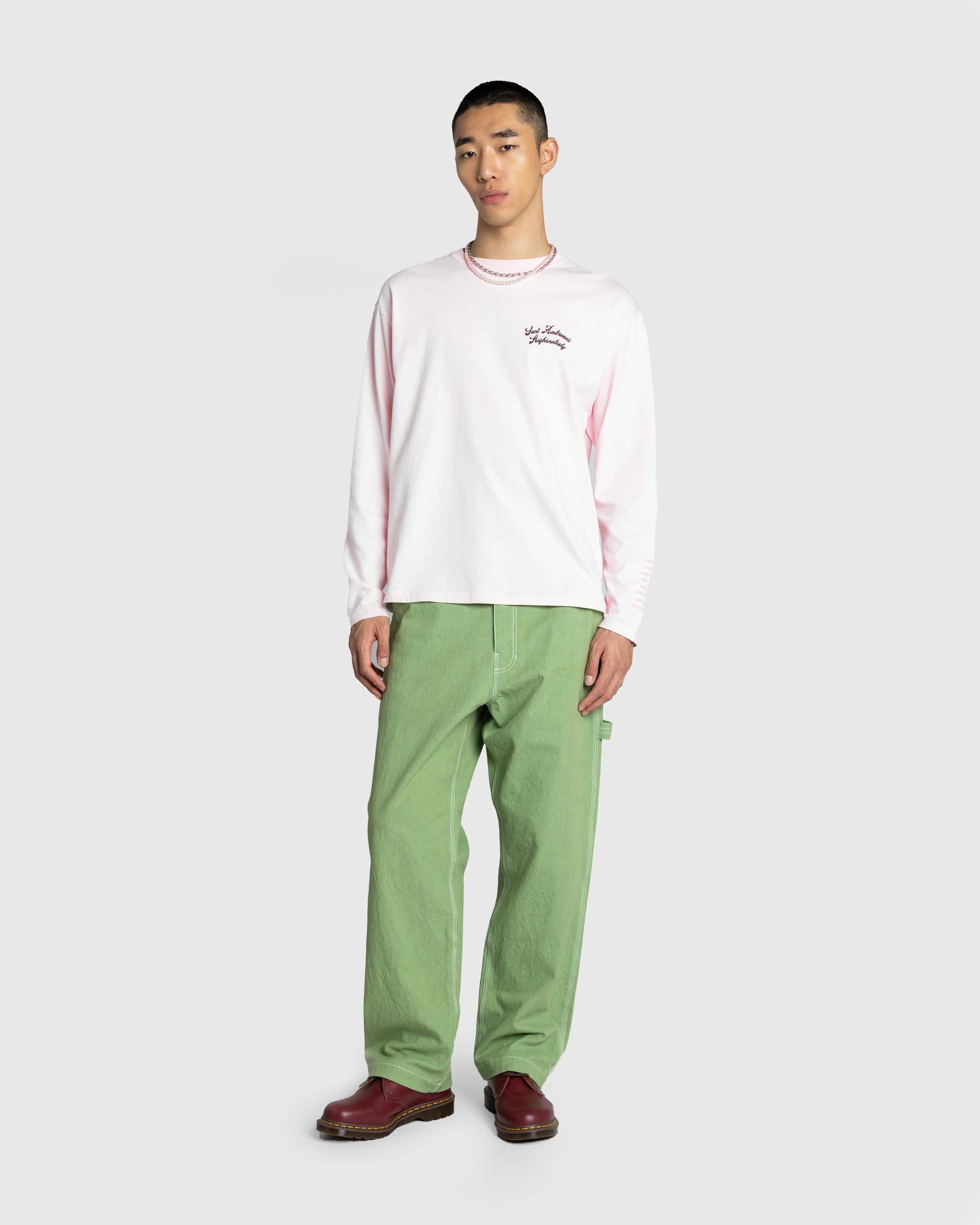 Sant Ambroeus x Highsnobiety – Gelateria Long-Sleeve Light Pink - Longsleeves - Light Pink - Image 5