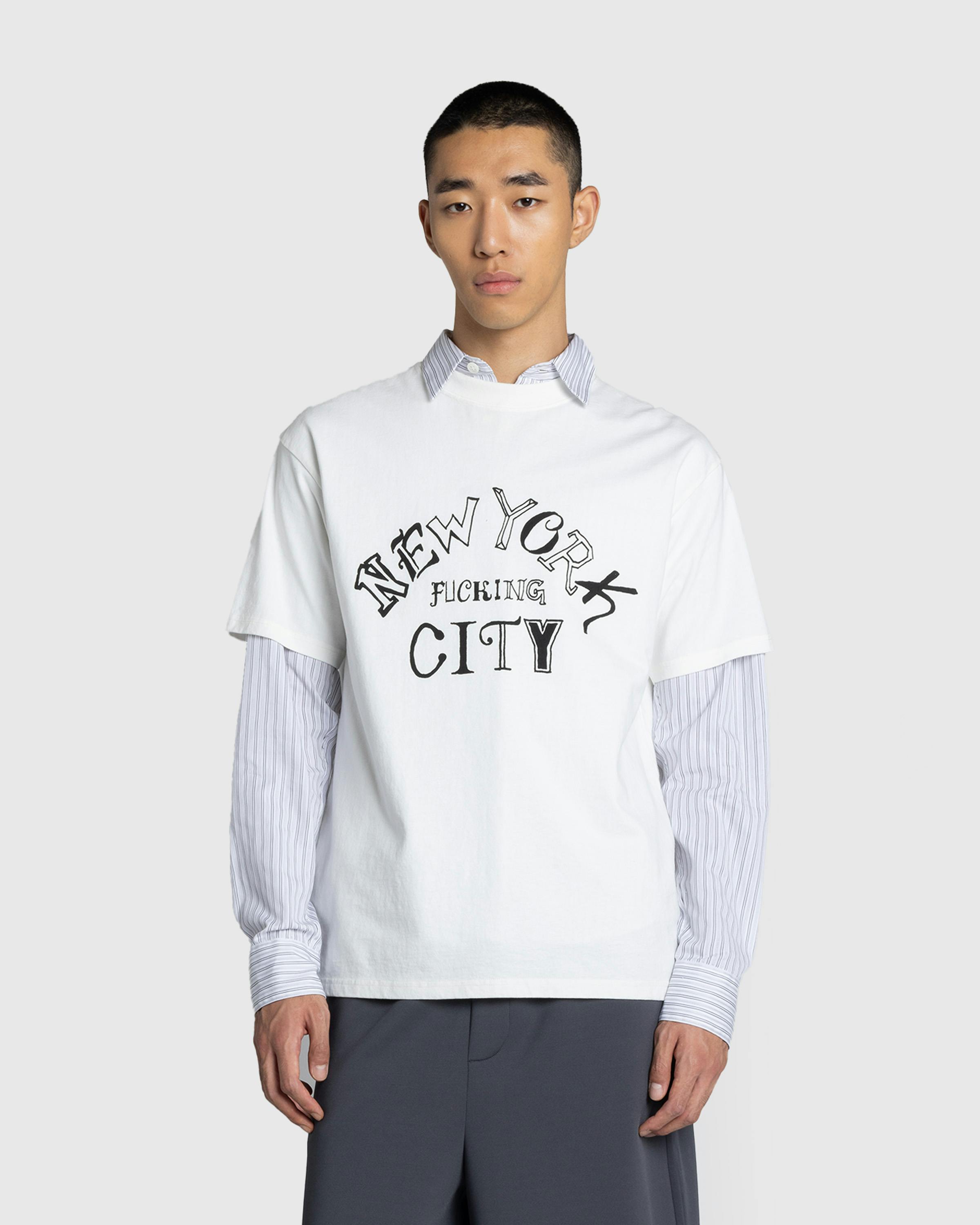 Honey Fucking Dijon x Highsnobiety – NYC T-Shirt White - T-Shirts - White - Image 2