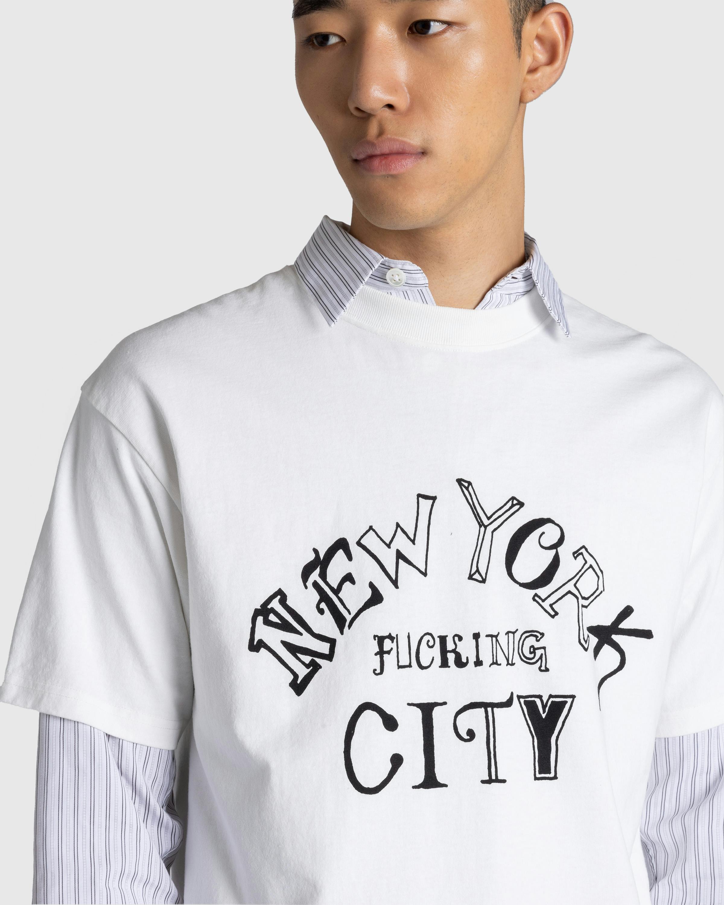 Honey Fucking Dijon x Highsnobiety – NYC T-Shirt White - T-Shirts - White - Image 7