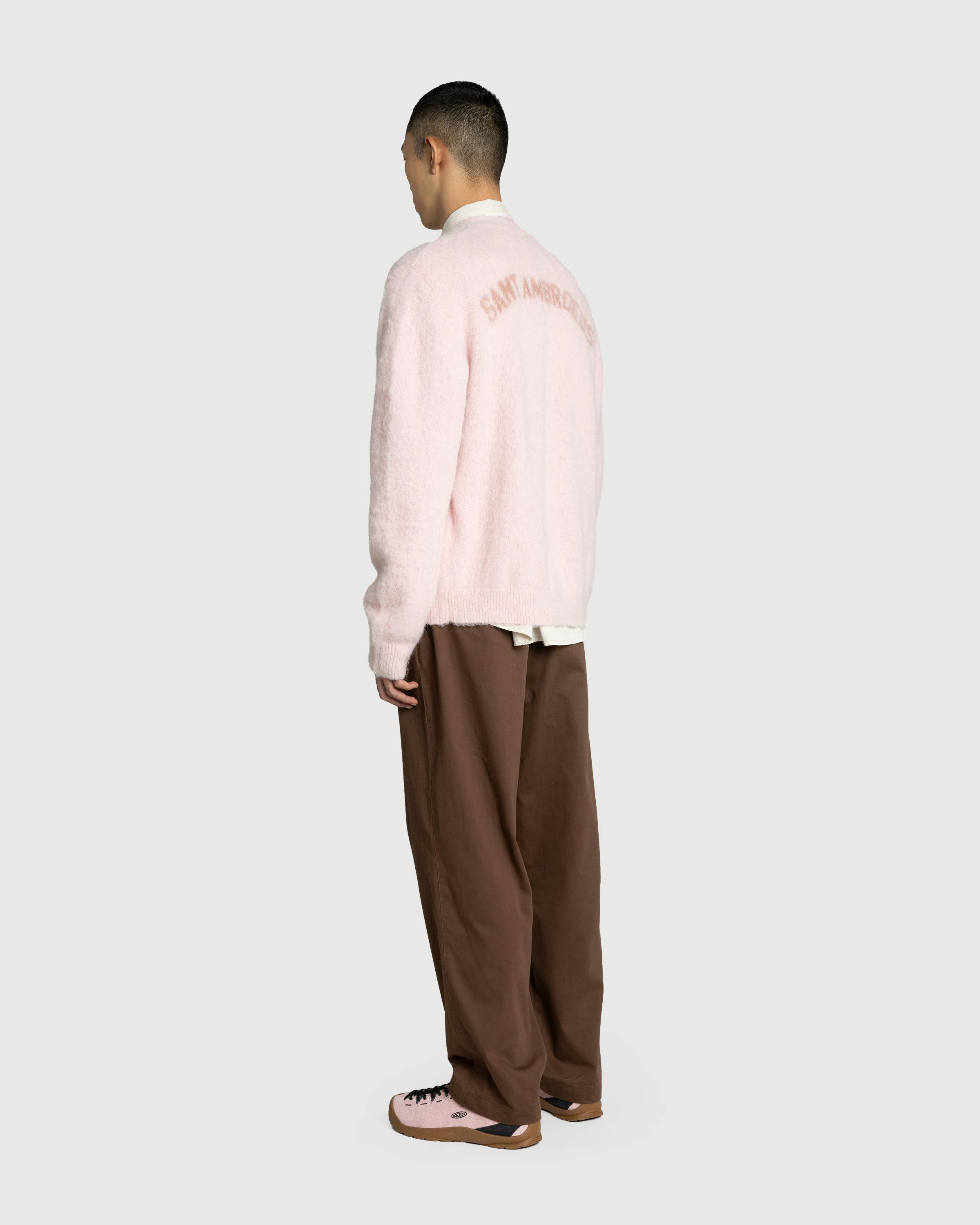 Sant Ambroeus x Highsnobiety – Alpaca Cardigan Pink - Cardigans - Light Pink - Image 6