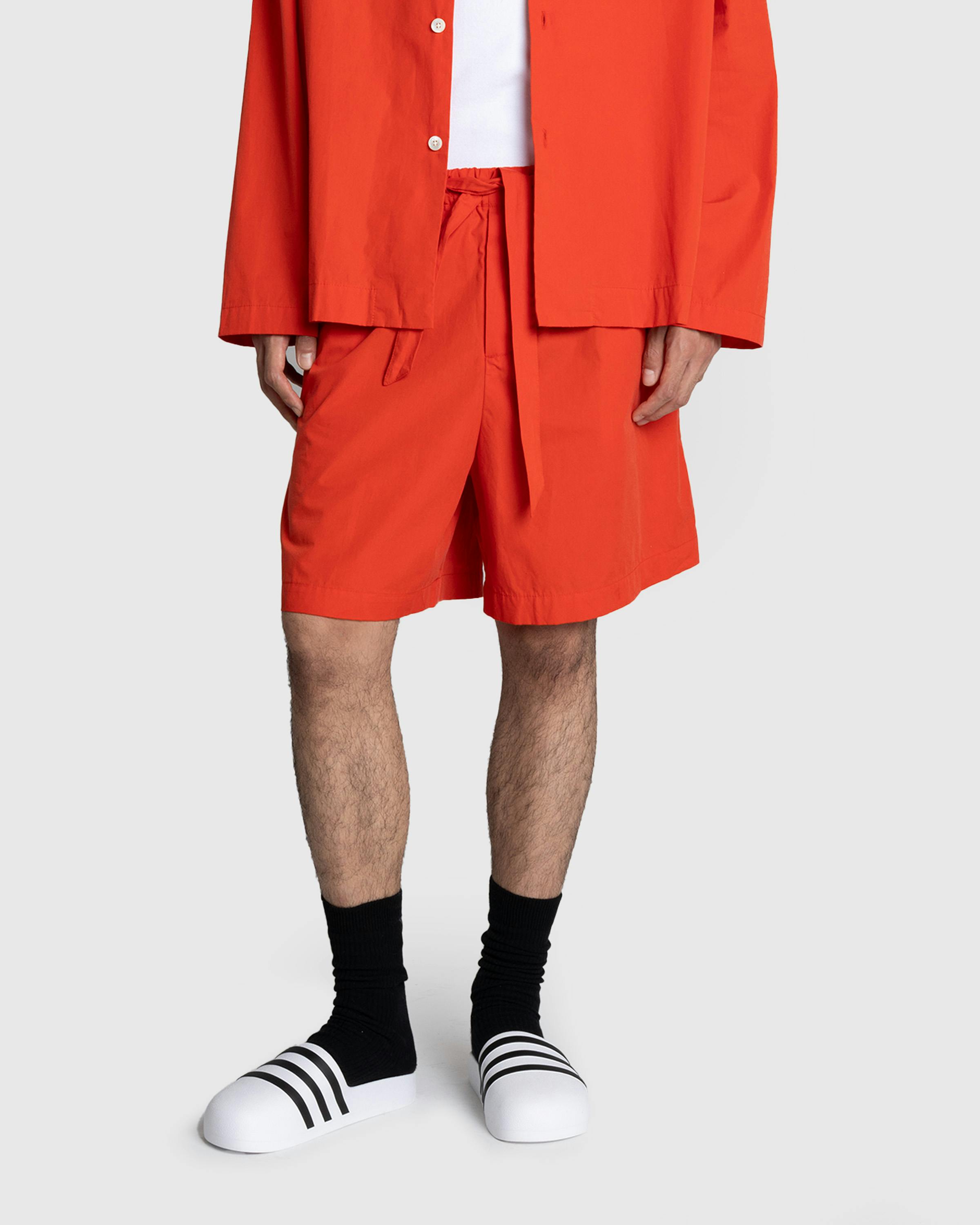 The Standard x Highsnobiety – Pajama Shorts Red - Bermuda Cuts - Red - Image 2