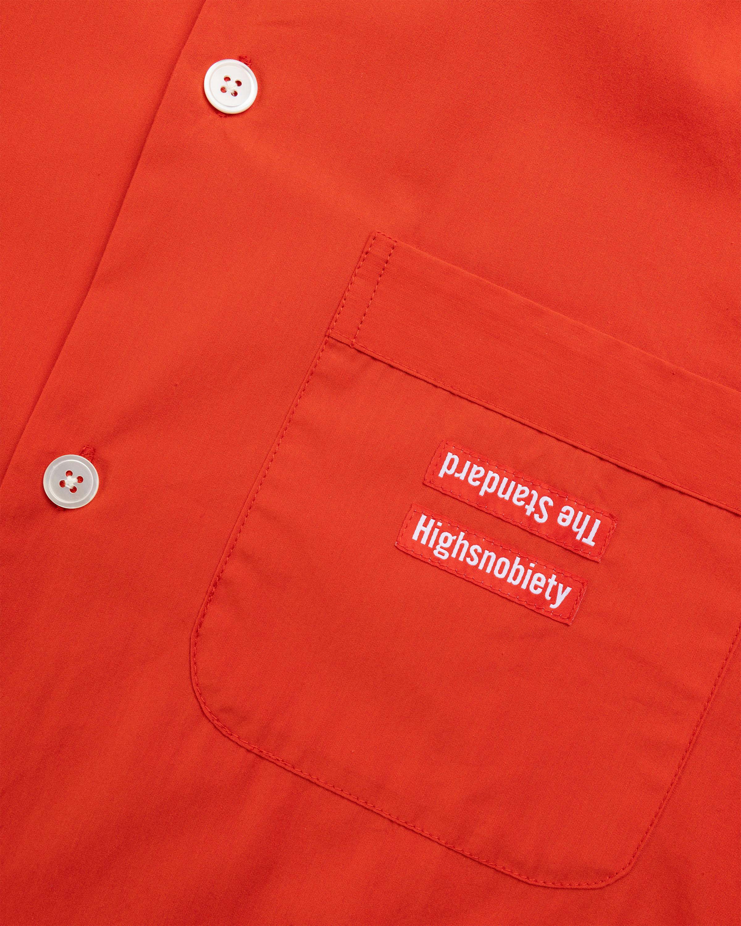 The Standard x Highsnobiety – Pajama Shirt Red - Longsleeve Shirts - Red - Image 10