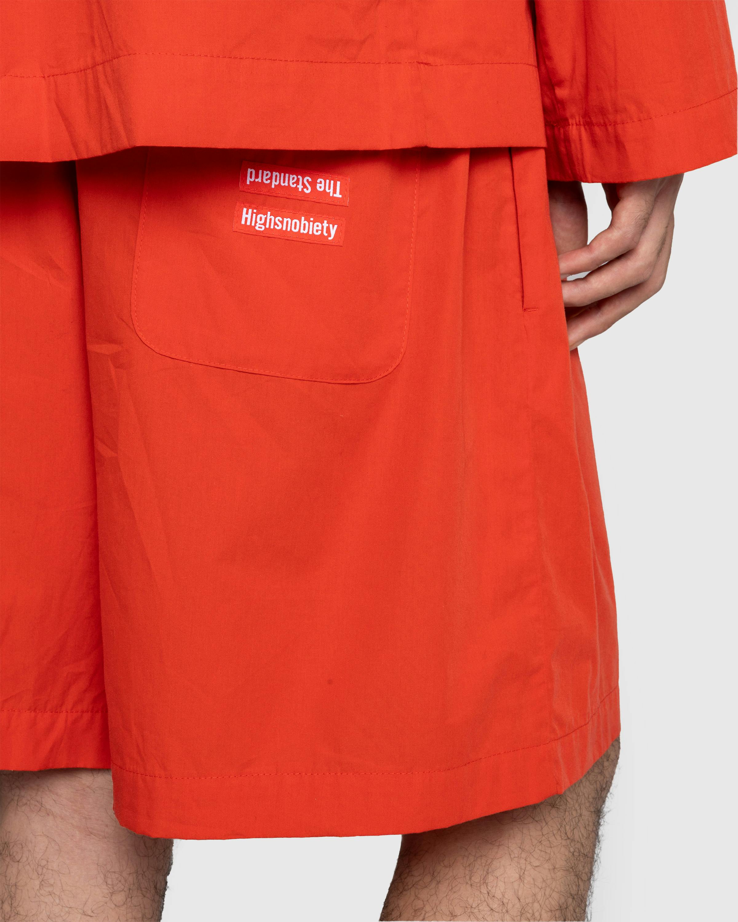 The Standard x Highsnobiety – Pajama Shorts Red - Bermuda Cuts - Red - Image 7