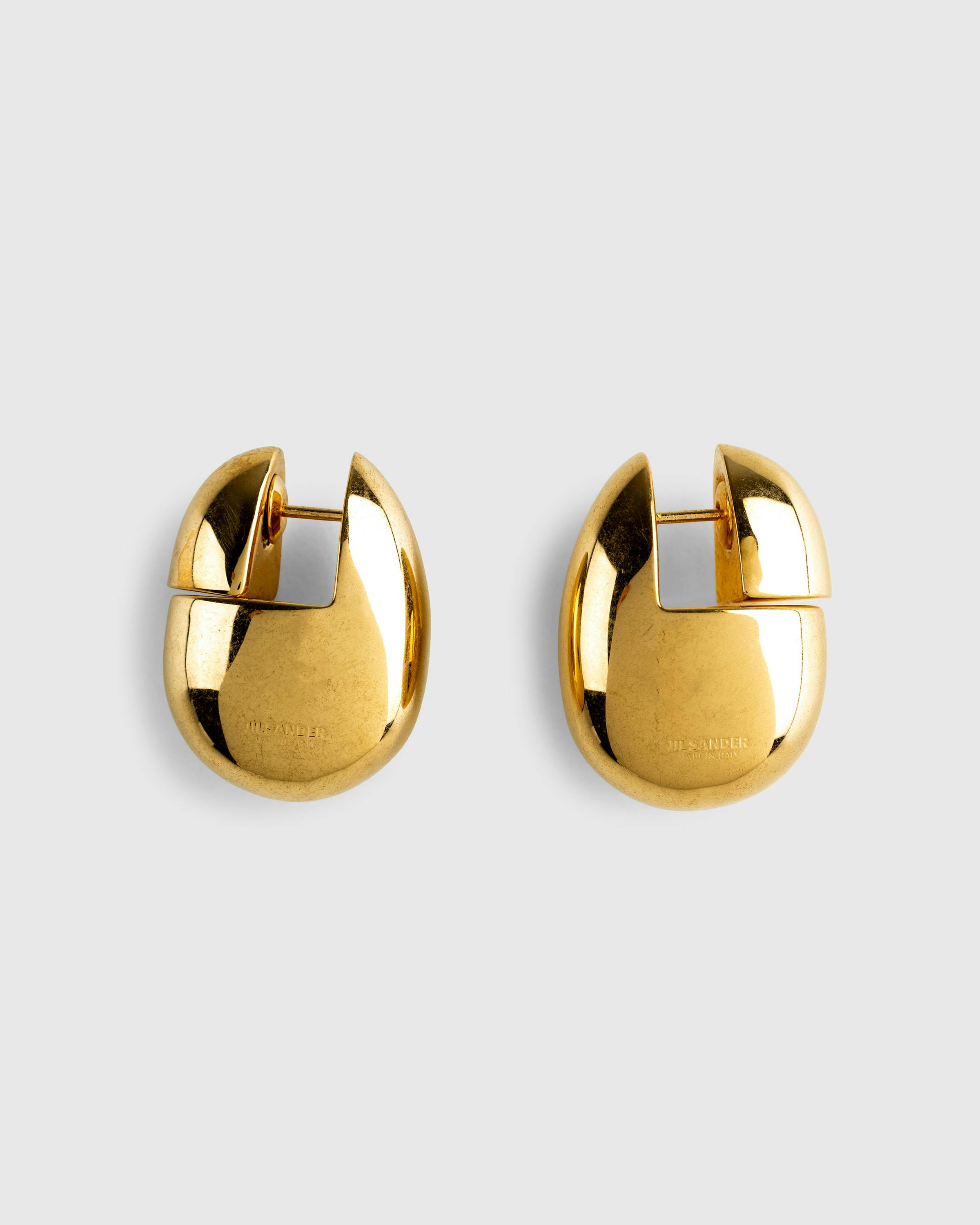 Jil Sander – EM1 Earrings 2 Gold - Earrings - Gold - Image 1