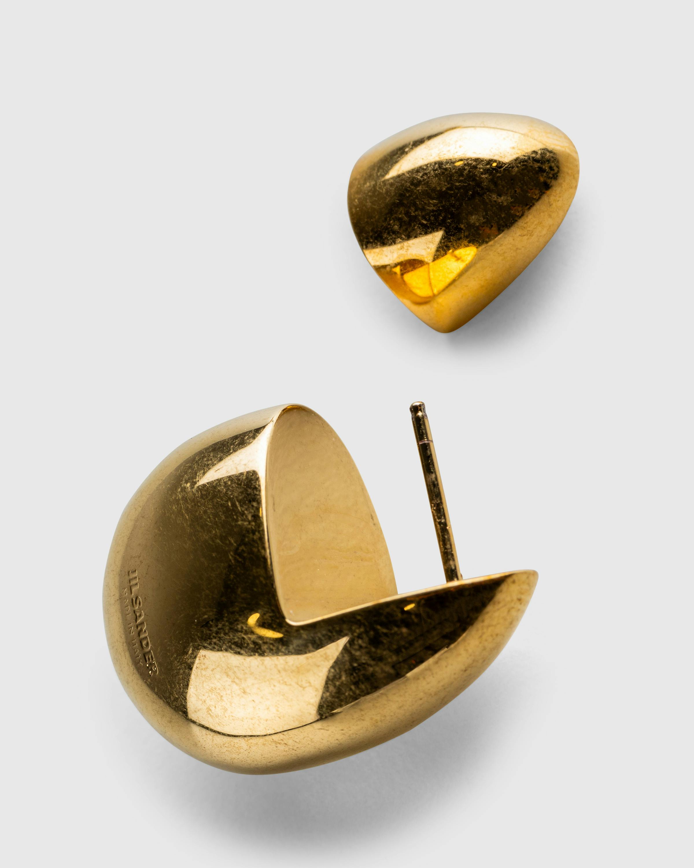 Jil Sander – EM1 Earrings 2 Gold - Earrings - Gold - Image 3