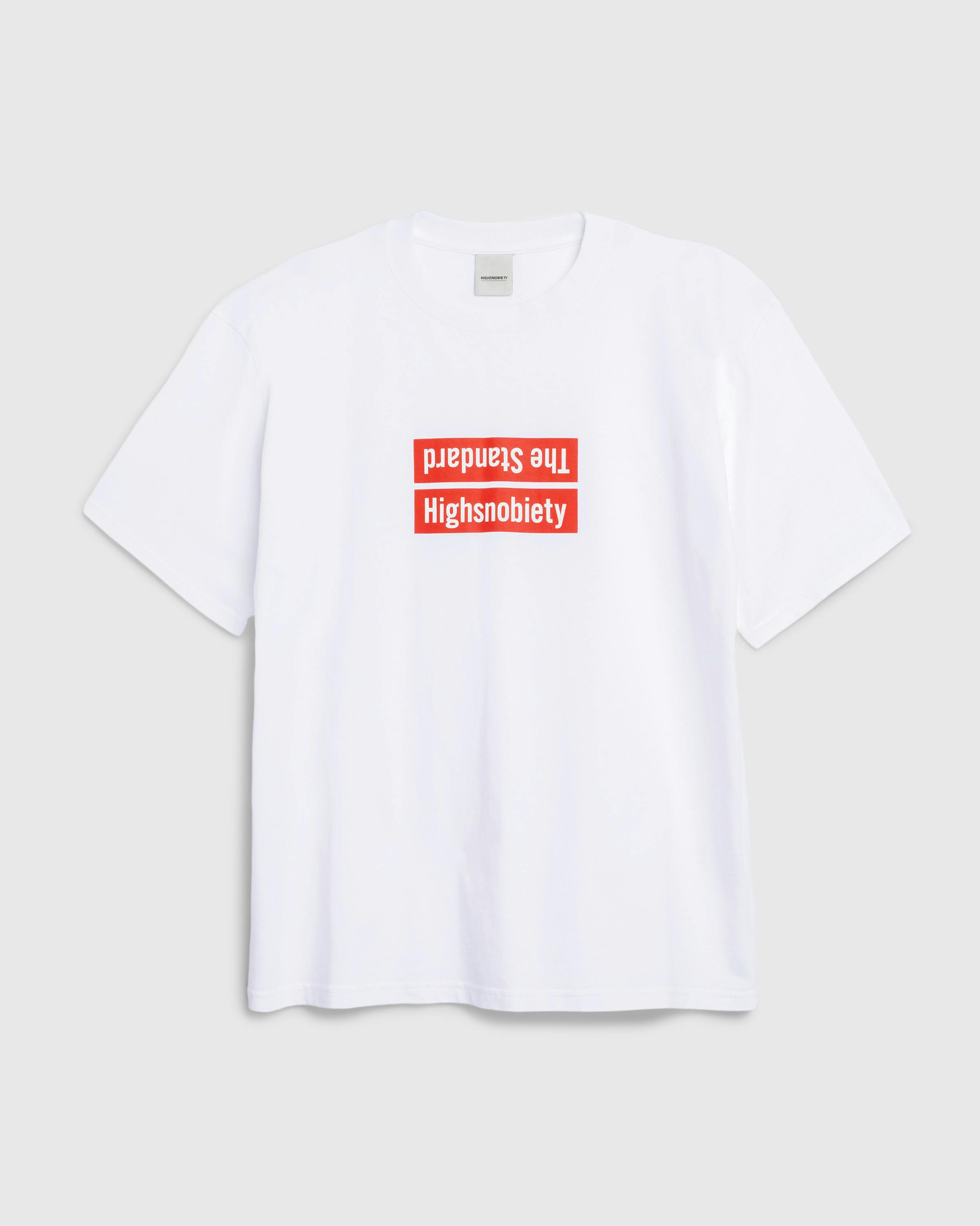 The Standard x Highsnobiety – Logo T-Shirt White - T-Shirts - White - Image 1