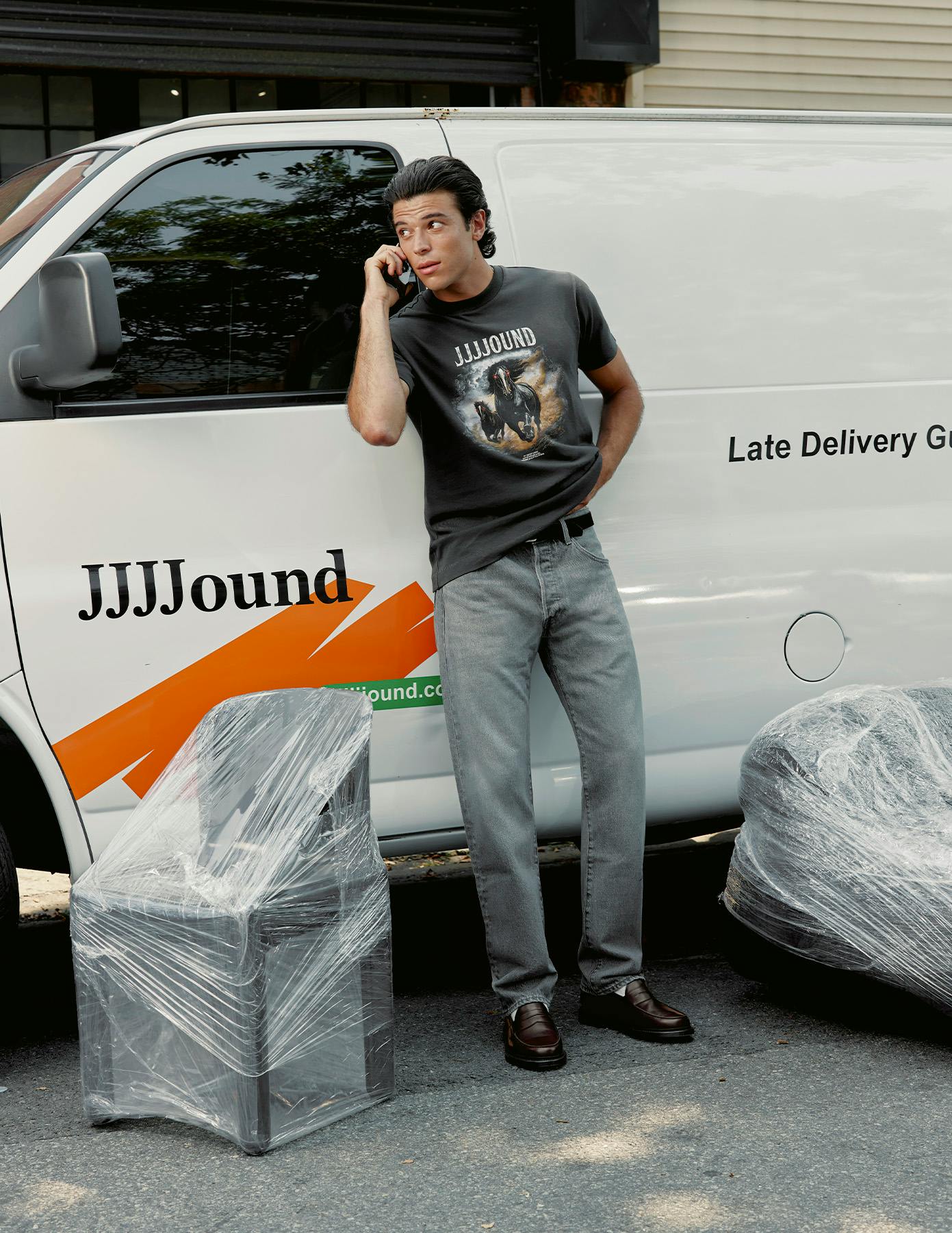 JJJJound and levi's collab collection