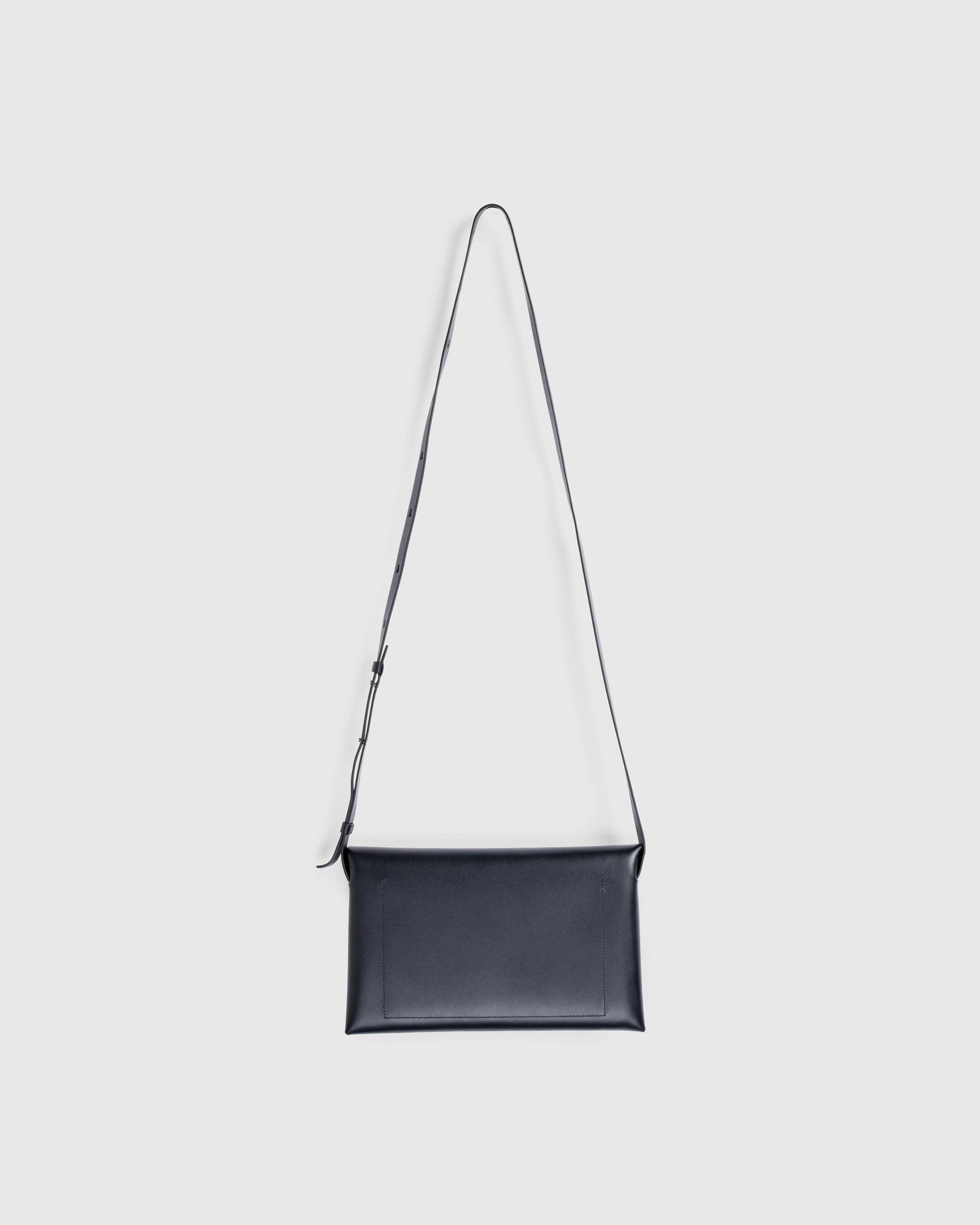 Jil Sander – Folded Crossbody Bag Black - Waistbags - Black - Image 4