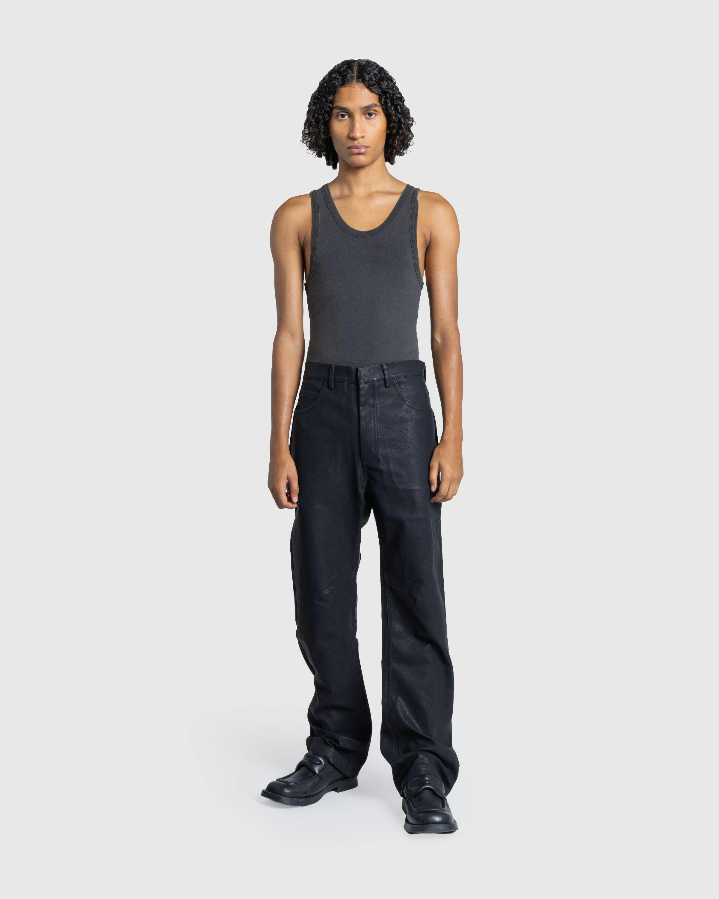 Entire Studios – Cropped Tank Washed Black - Tank Tops - Black - Image 3